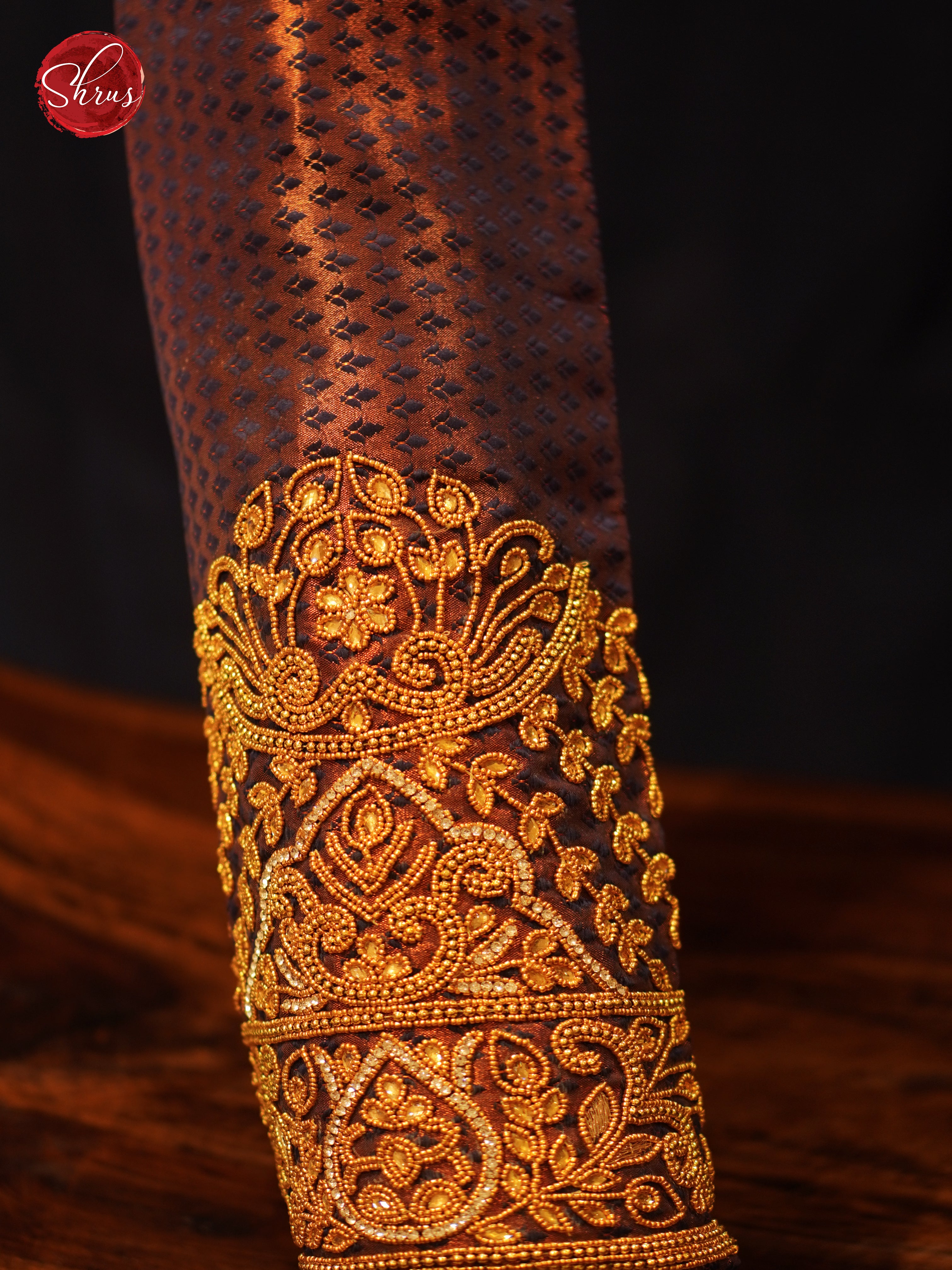 Blue - Aari Blouse - Shop on ShrusEternity.com