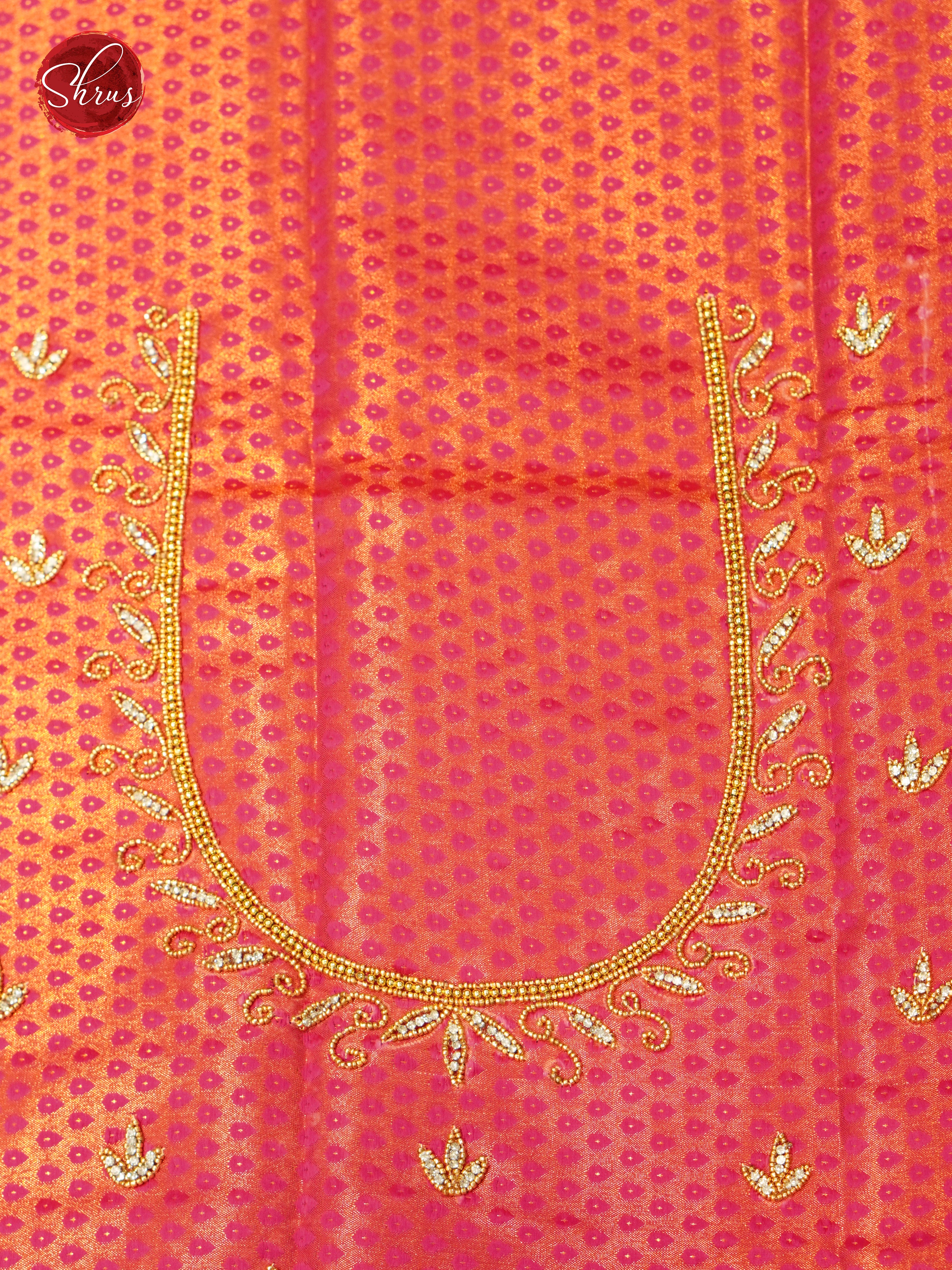 Pink- Aari Blouse - Shop on ShrusEternity.com