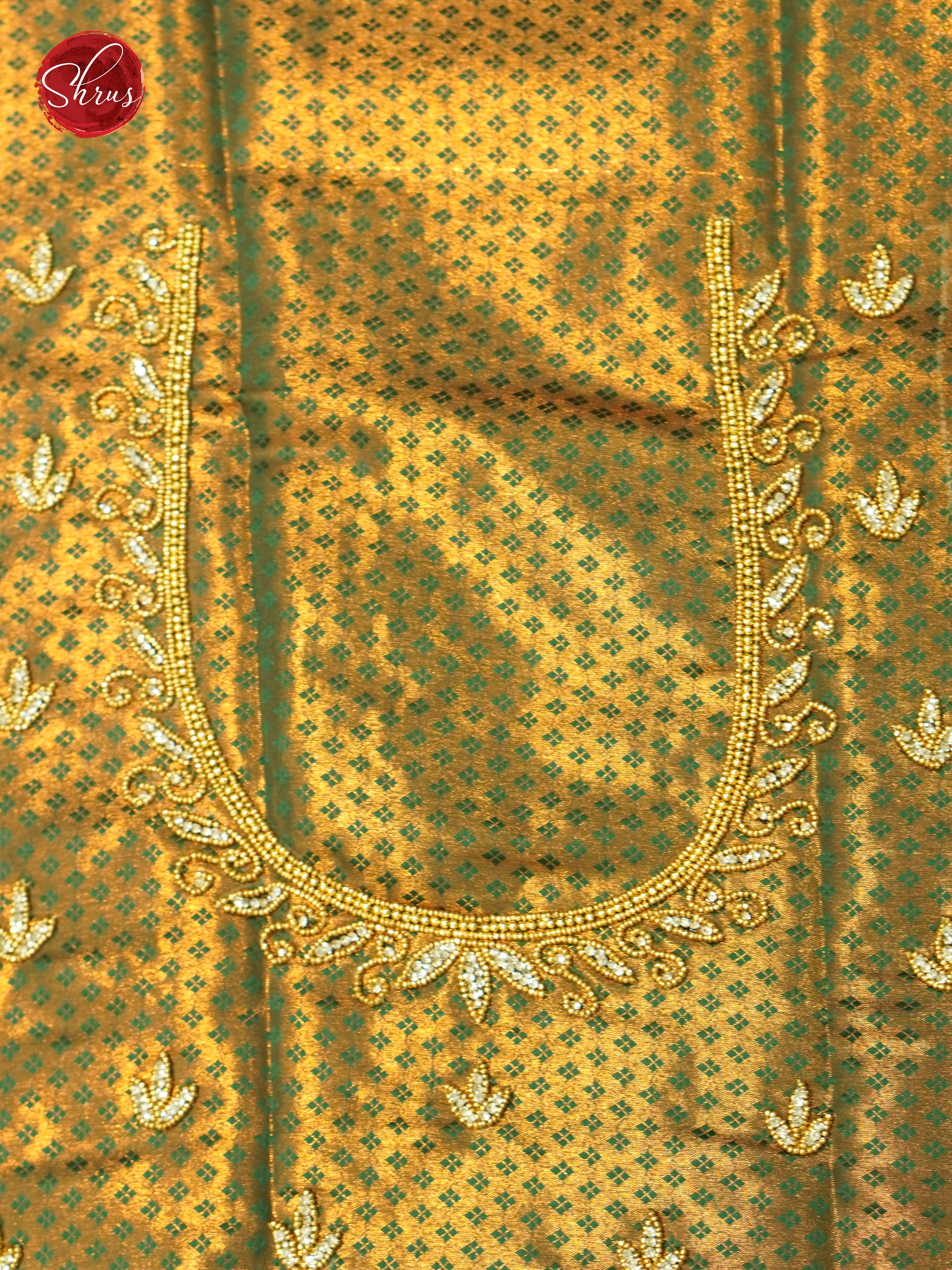Green - Aari Blouse - Shop on ShrusEternity.com