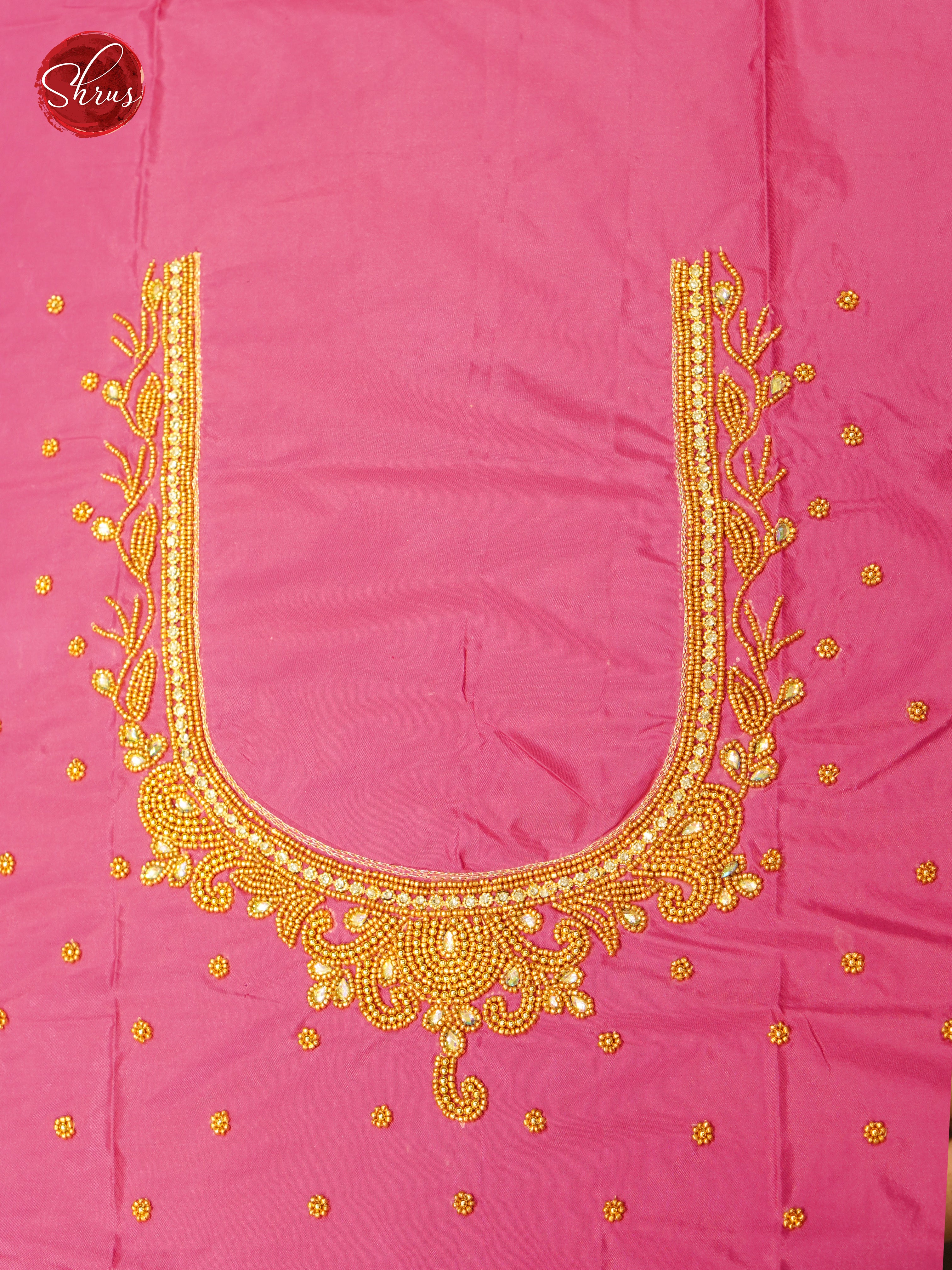 Pink - Aari Blouse - Shop on ShrusEternity.com