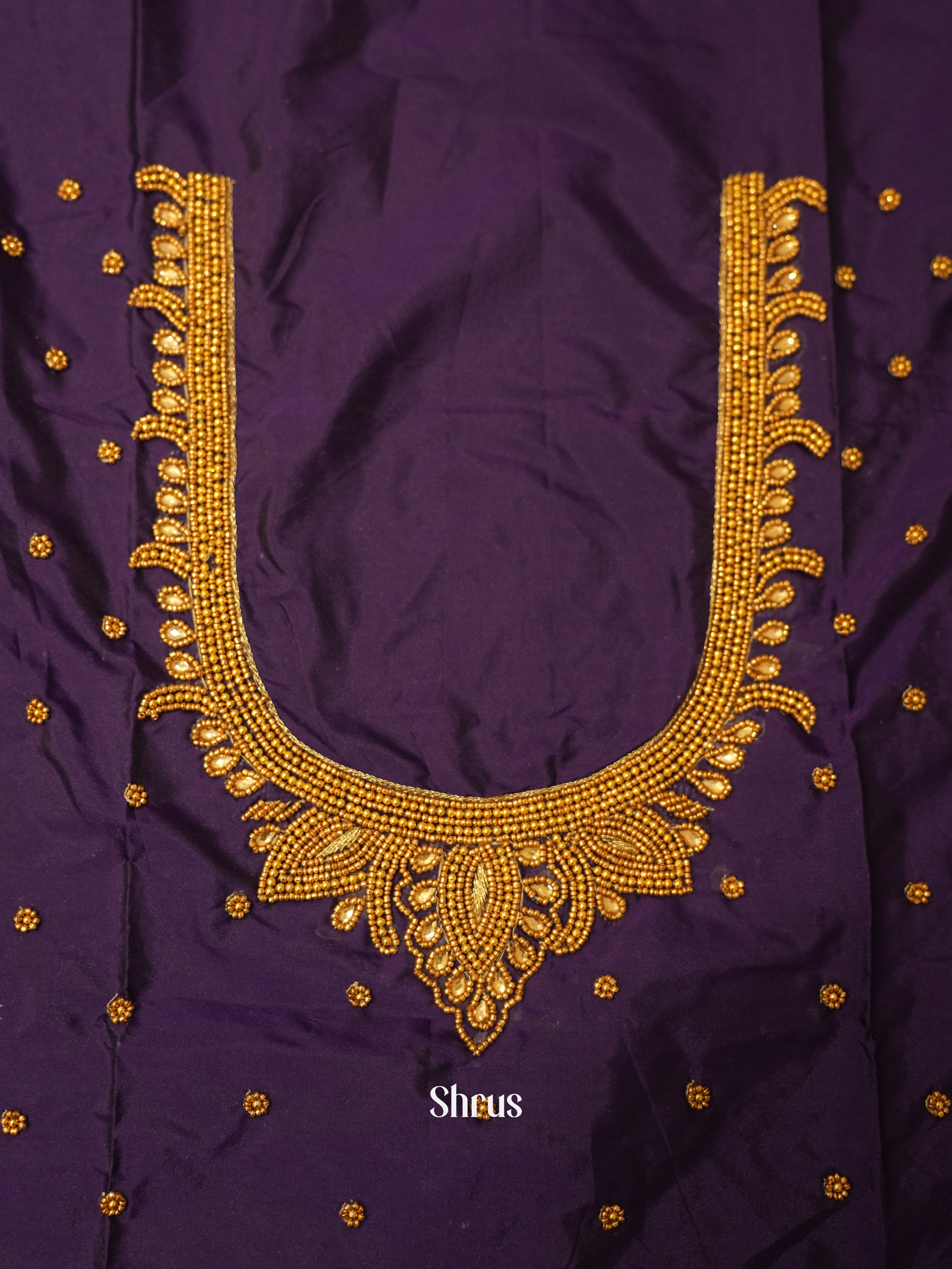 Violet - Aari Blouse - Shop on ShrusEternity.com