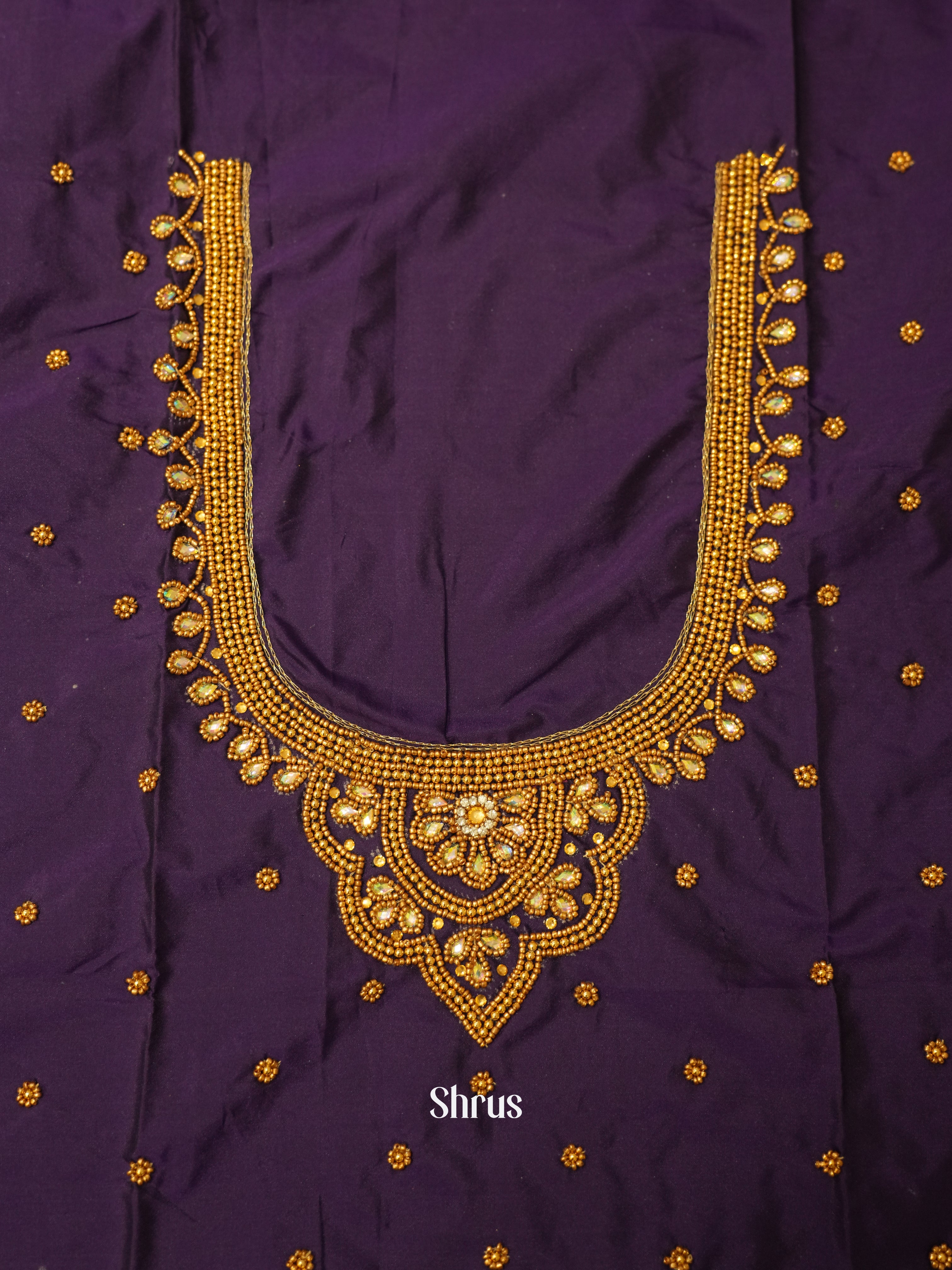 Violet - Aari Blouse - Shop on ShrusEternity.com