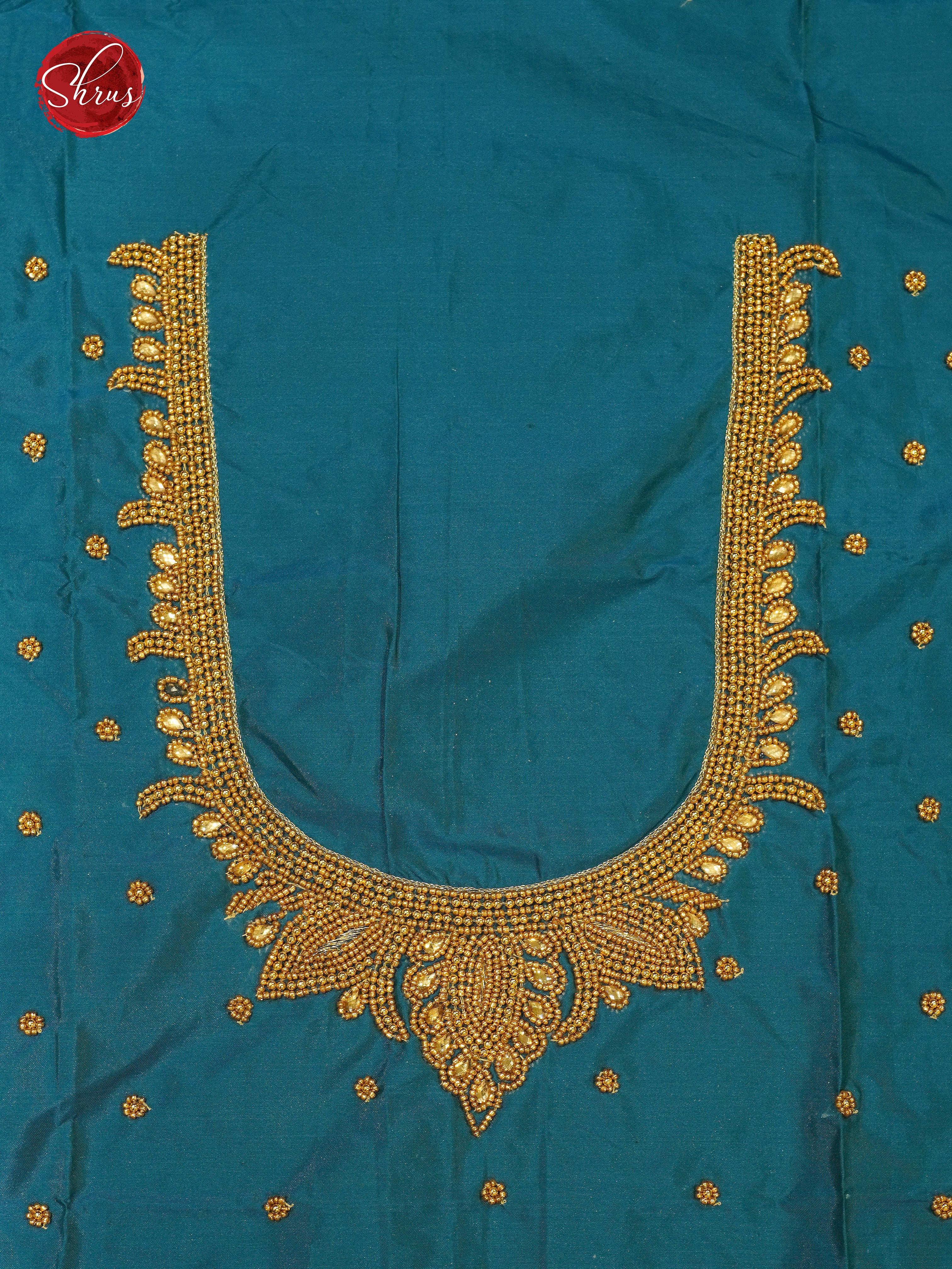 Blue - Aari Blouse - Shop on ShrusEternity.com