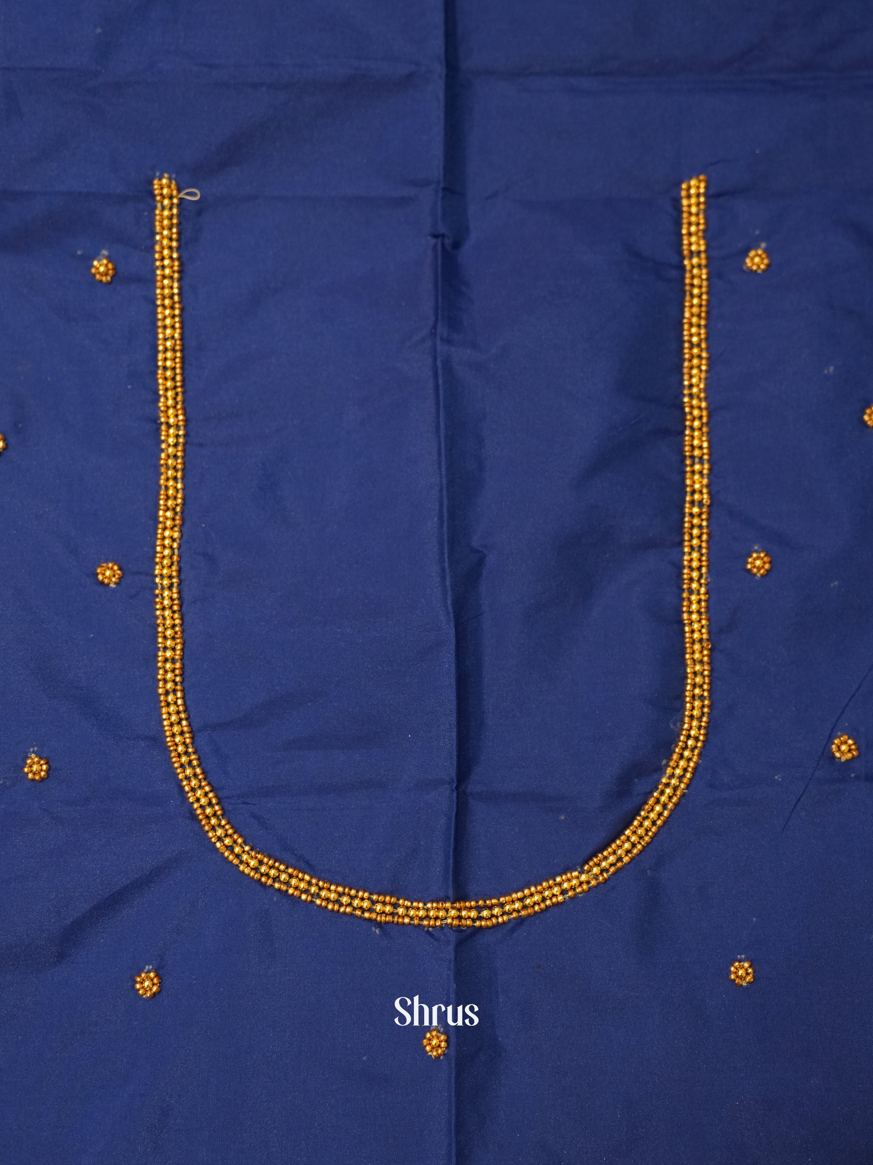 Blue - Aari Blouse - Shop on ShrusEternity.com