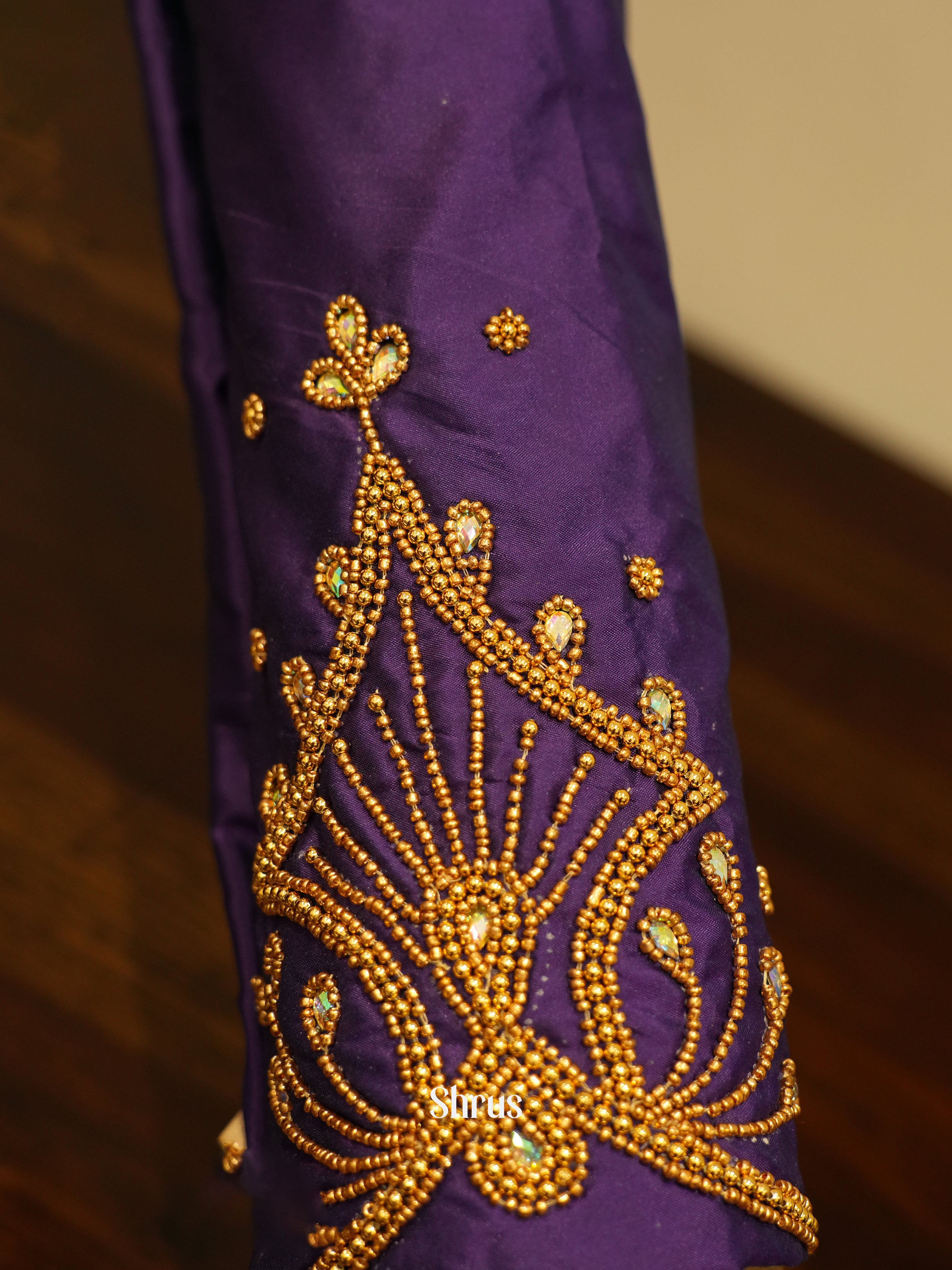 Violet - Aari Blouse - Shop on ShrusEternity.com