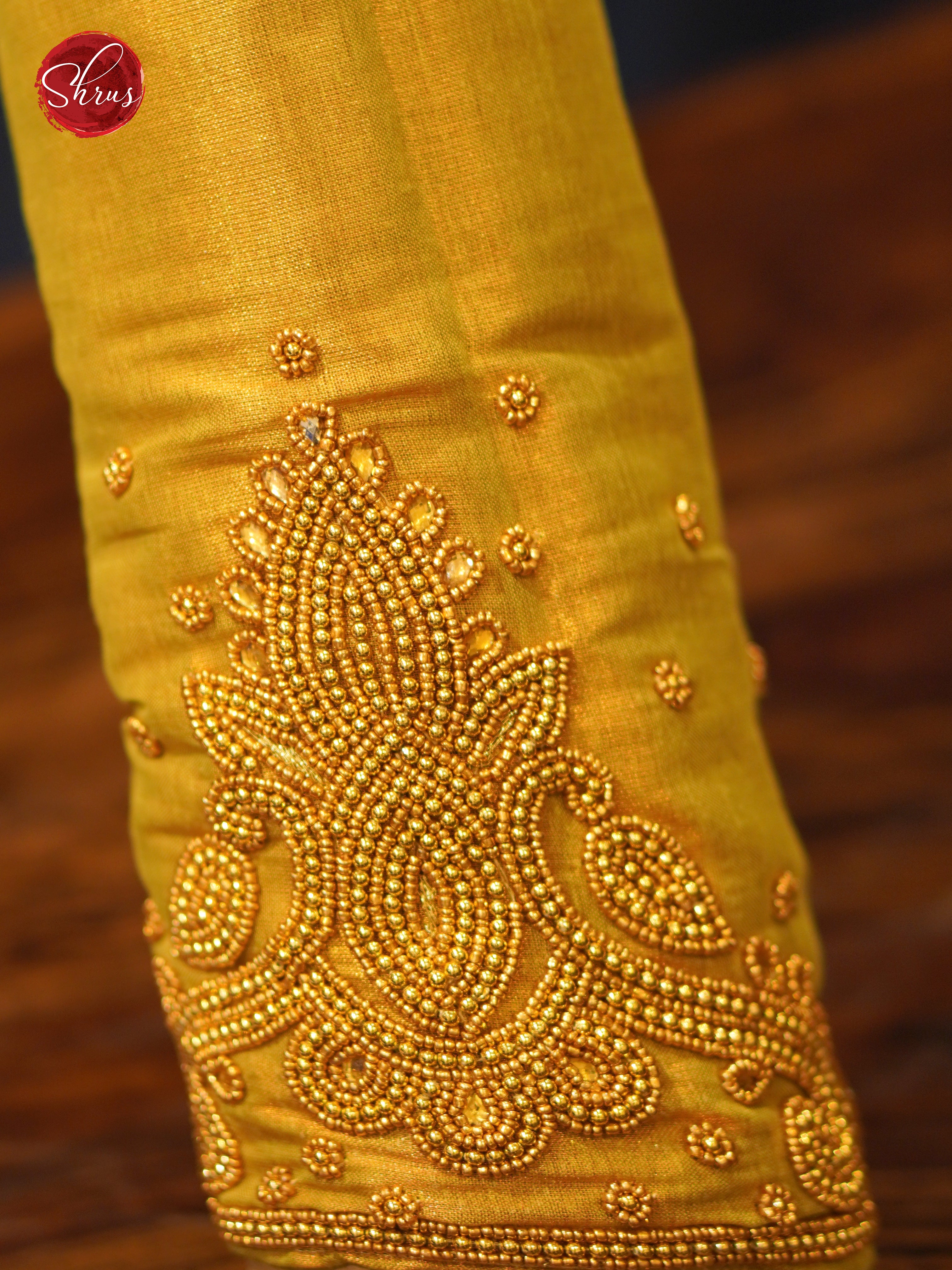 Gold - Aari Blouse - Shop on ShrusEternity.com