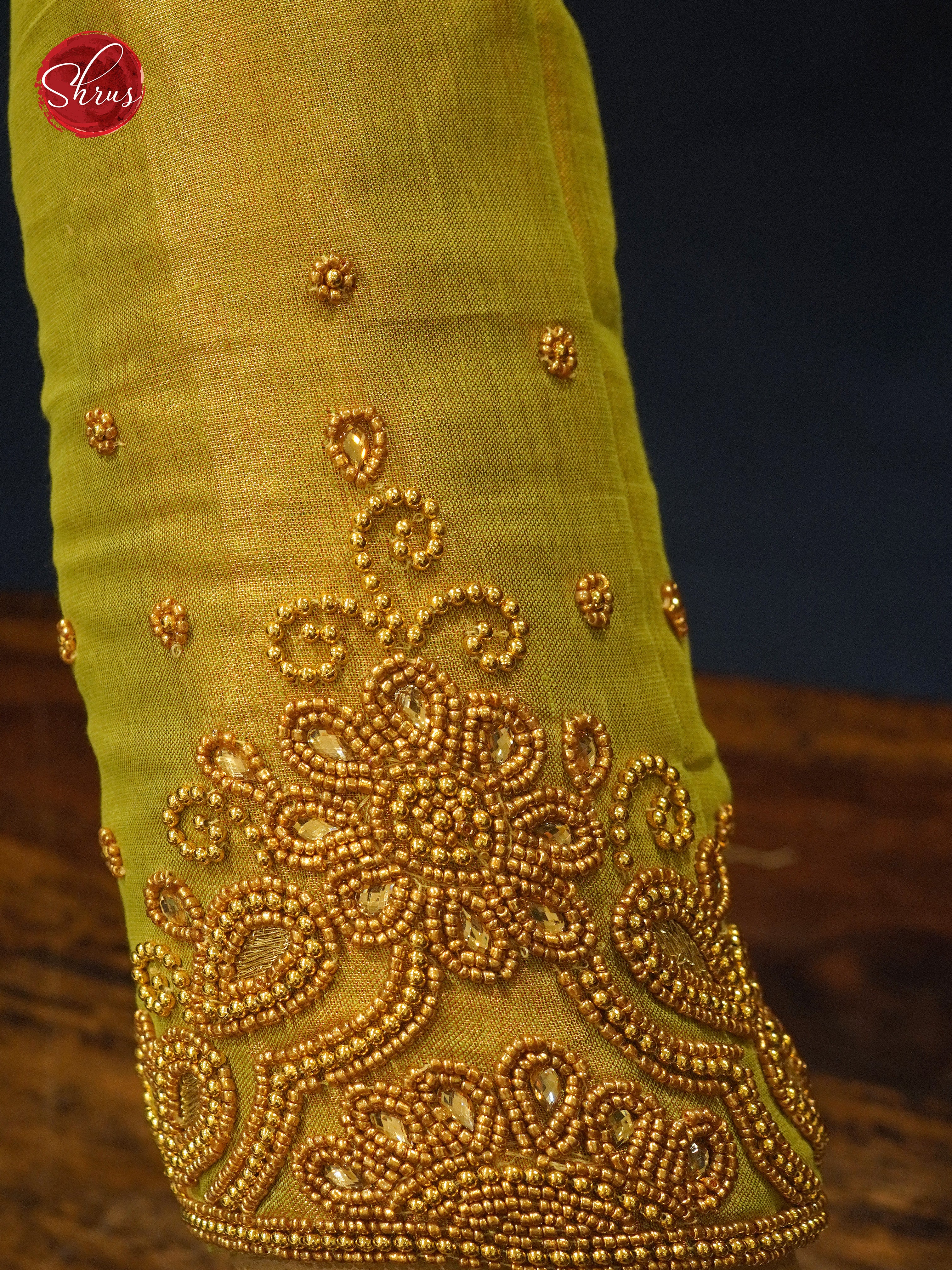 Green - Aari Blouse - Shop on ShrusEternity.com