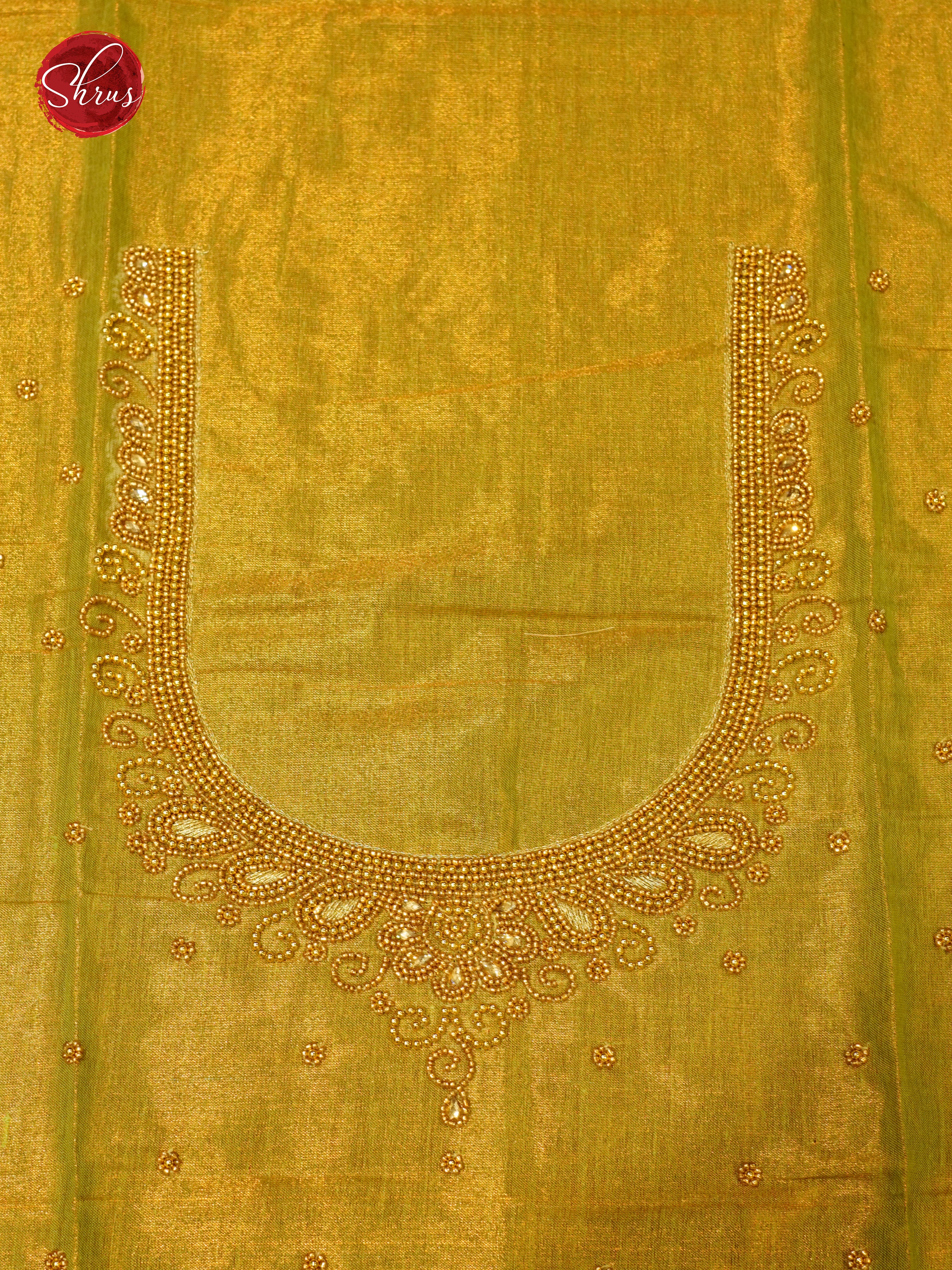 Green - Aari Blouse - Shop on ShrusEternity.com