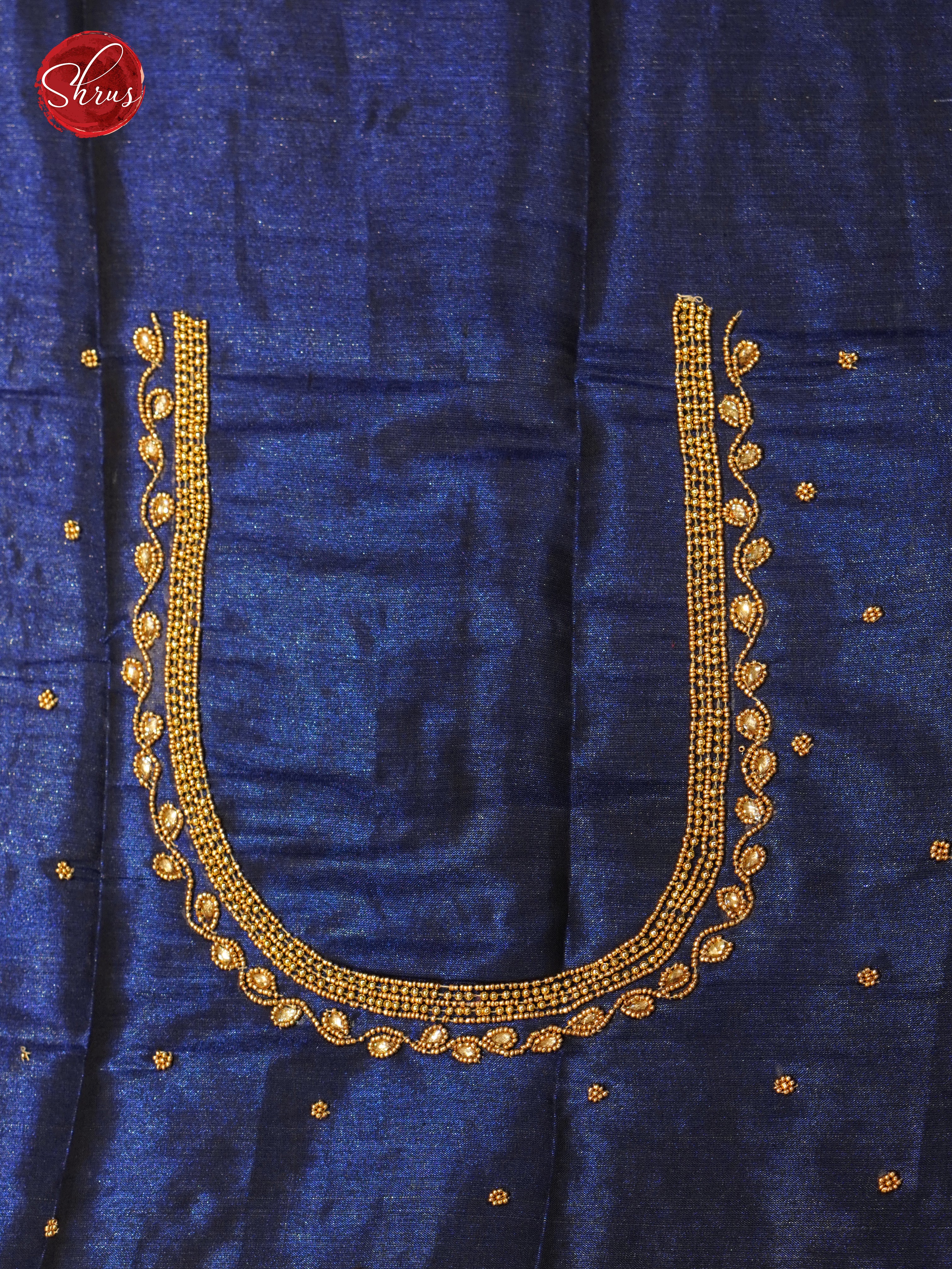 Blue - Aari Blouse - Shop on ShrusEternity.com