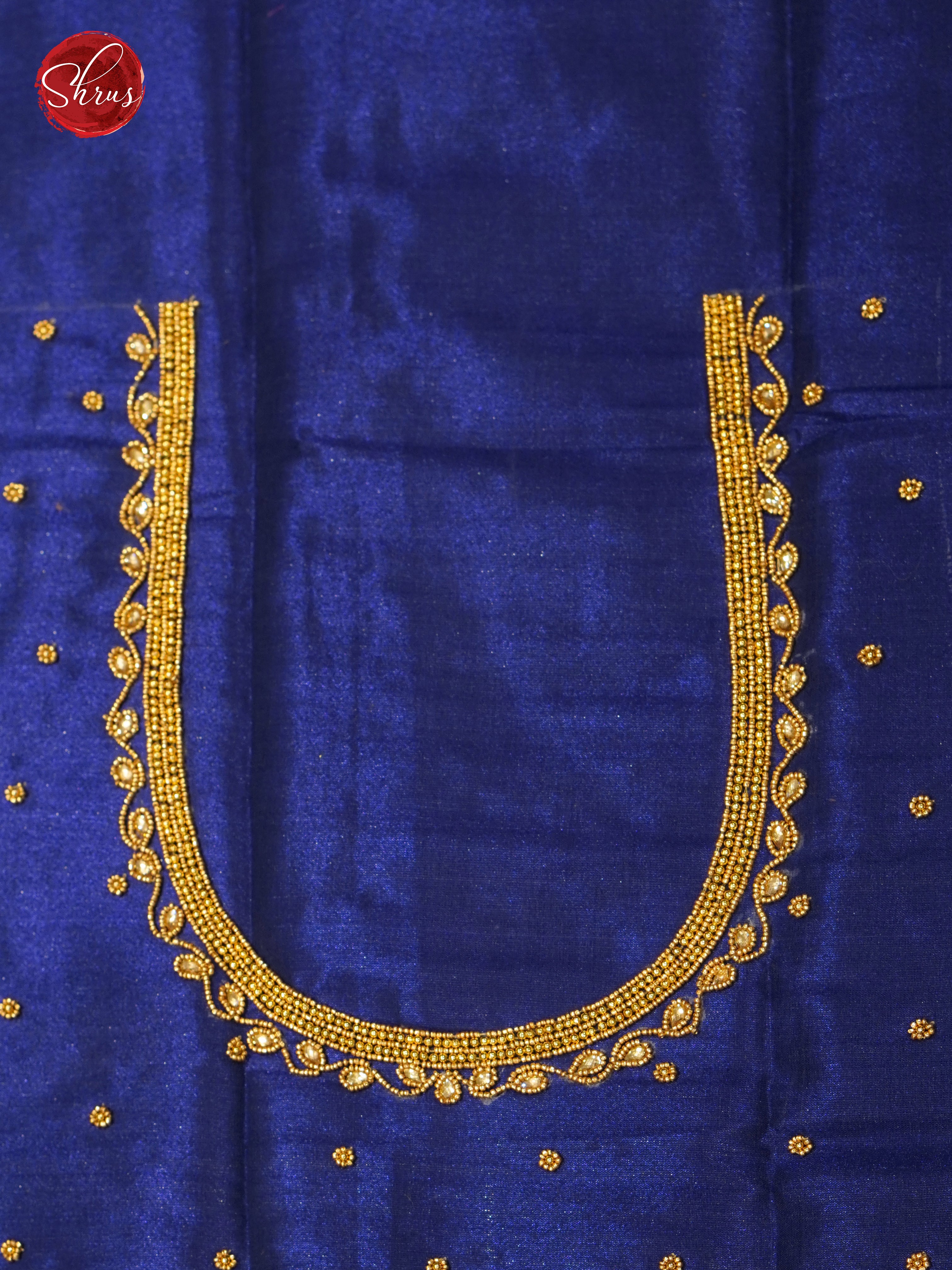 Blue - Aari Blouse - Shop on ShrusEternity.com