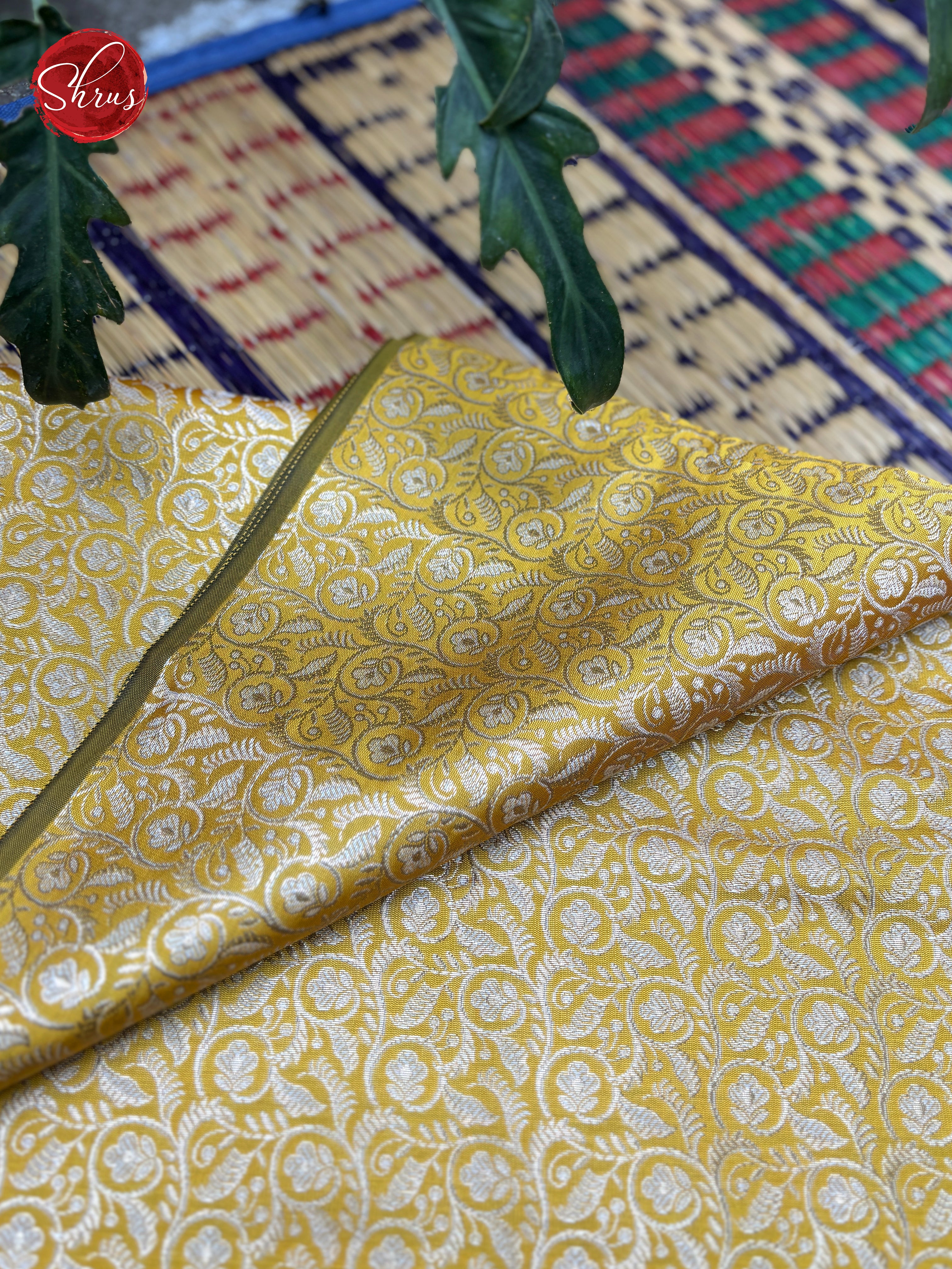 Green - Semi Banarasi Blouse - Shop on ShrusEternity.com