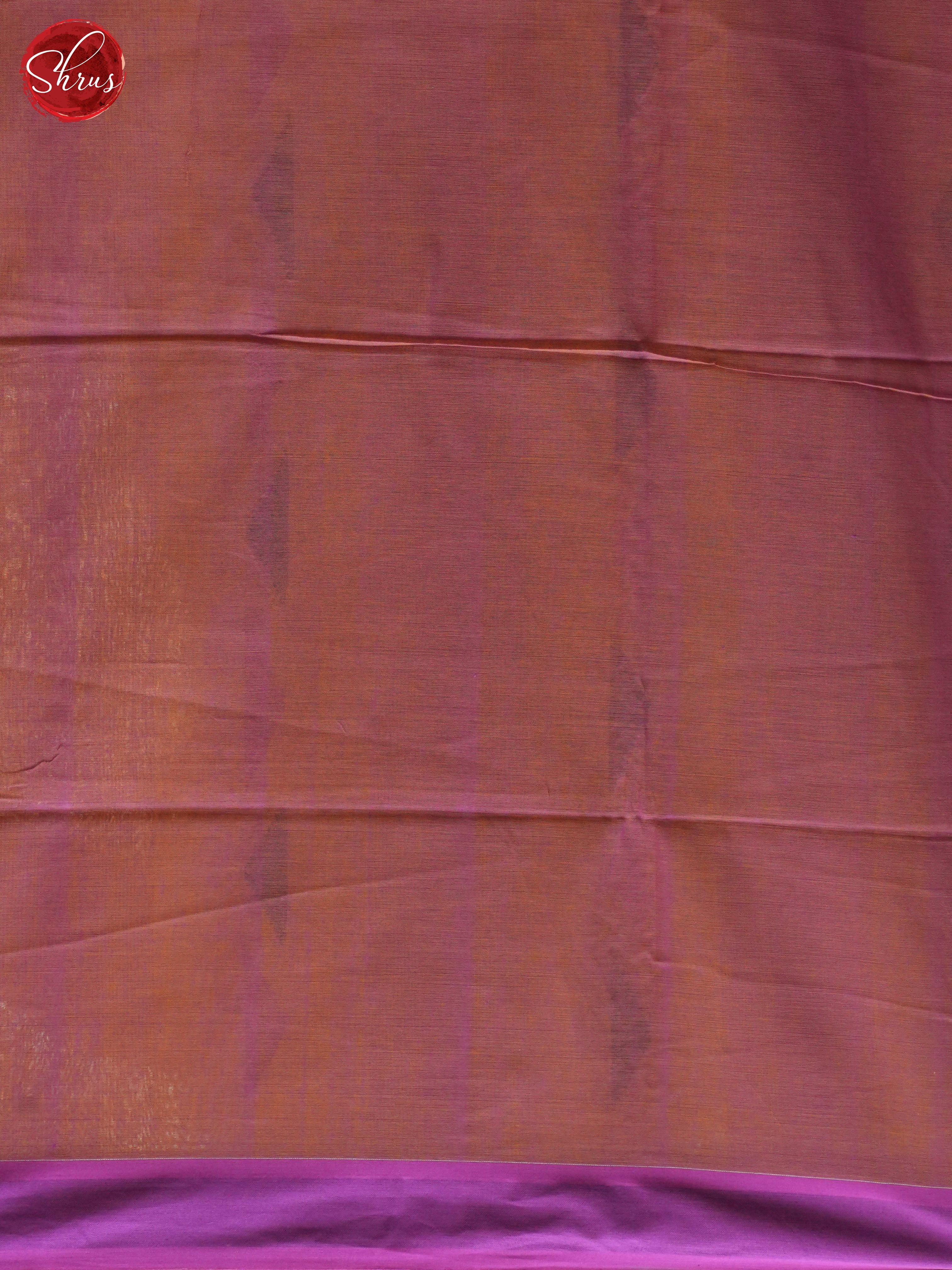 Mustard & Purple - Bengal cotton Saree - Shop on ShrusEternity.com