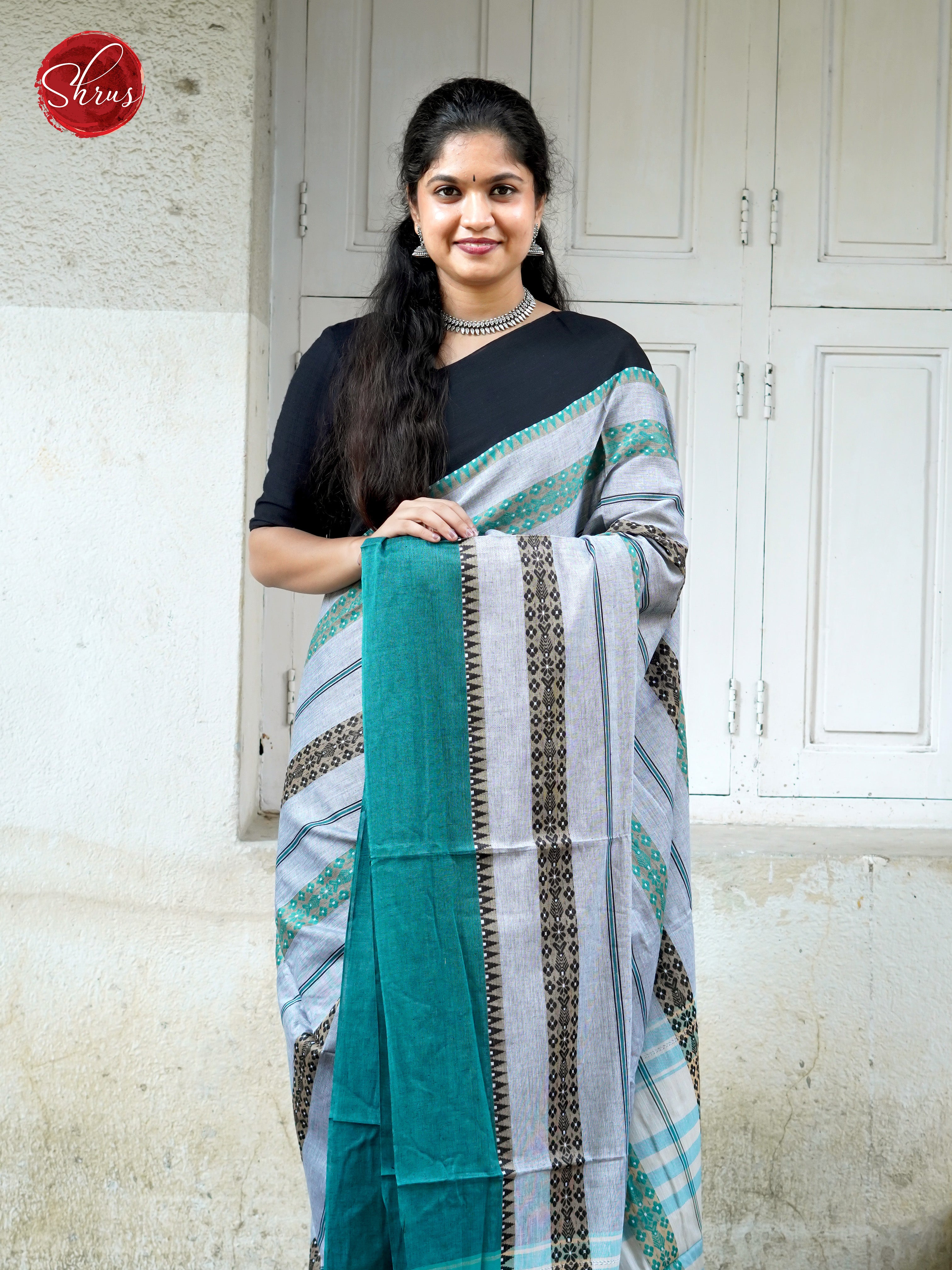 Grey & Blue - Mercerized cotton - Shop on ShrusEternity.com