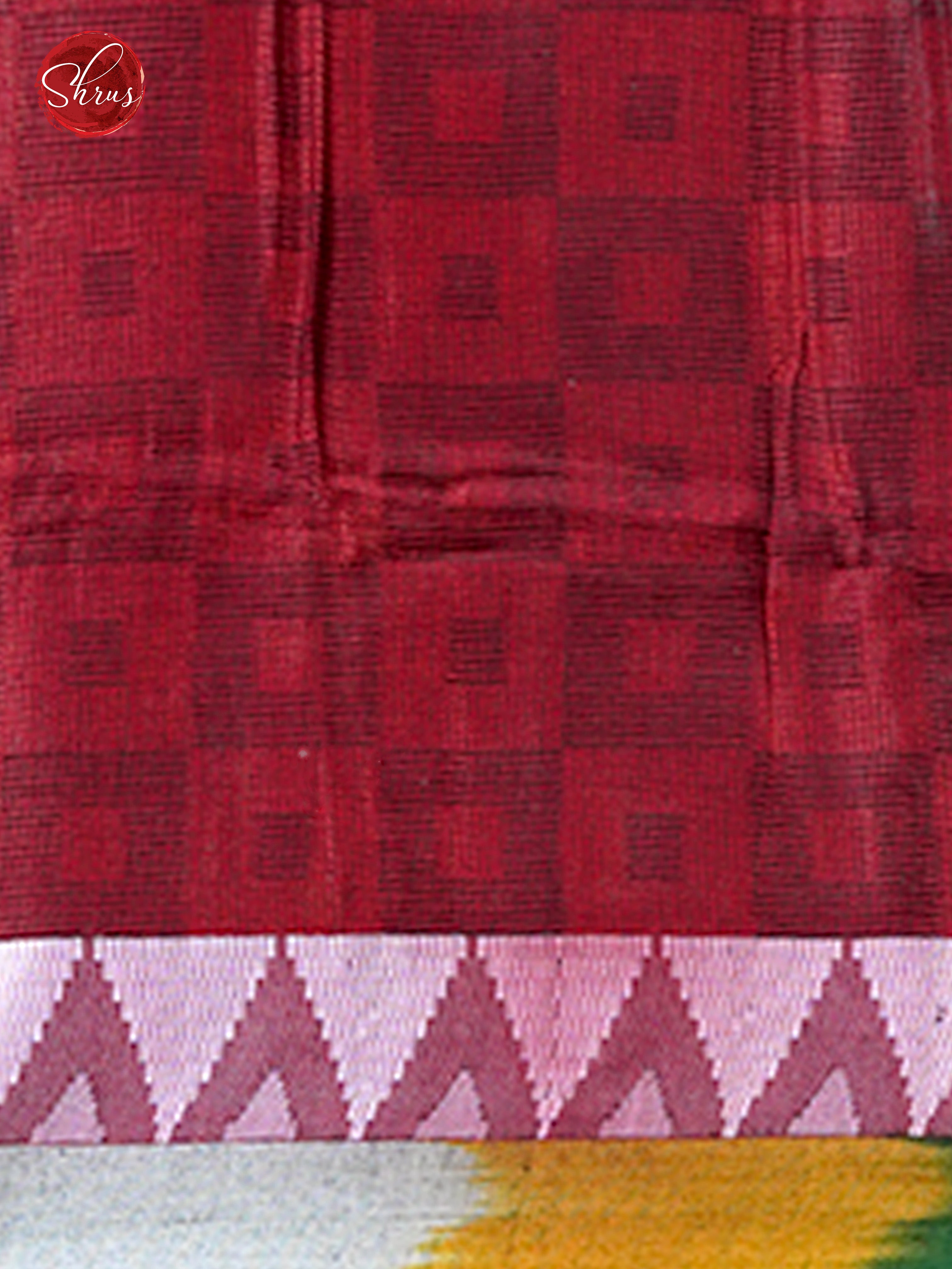 Green & Maroon - Dhakhai cotton - Shop on ShrusEternity.com