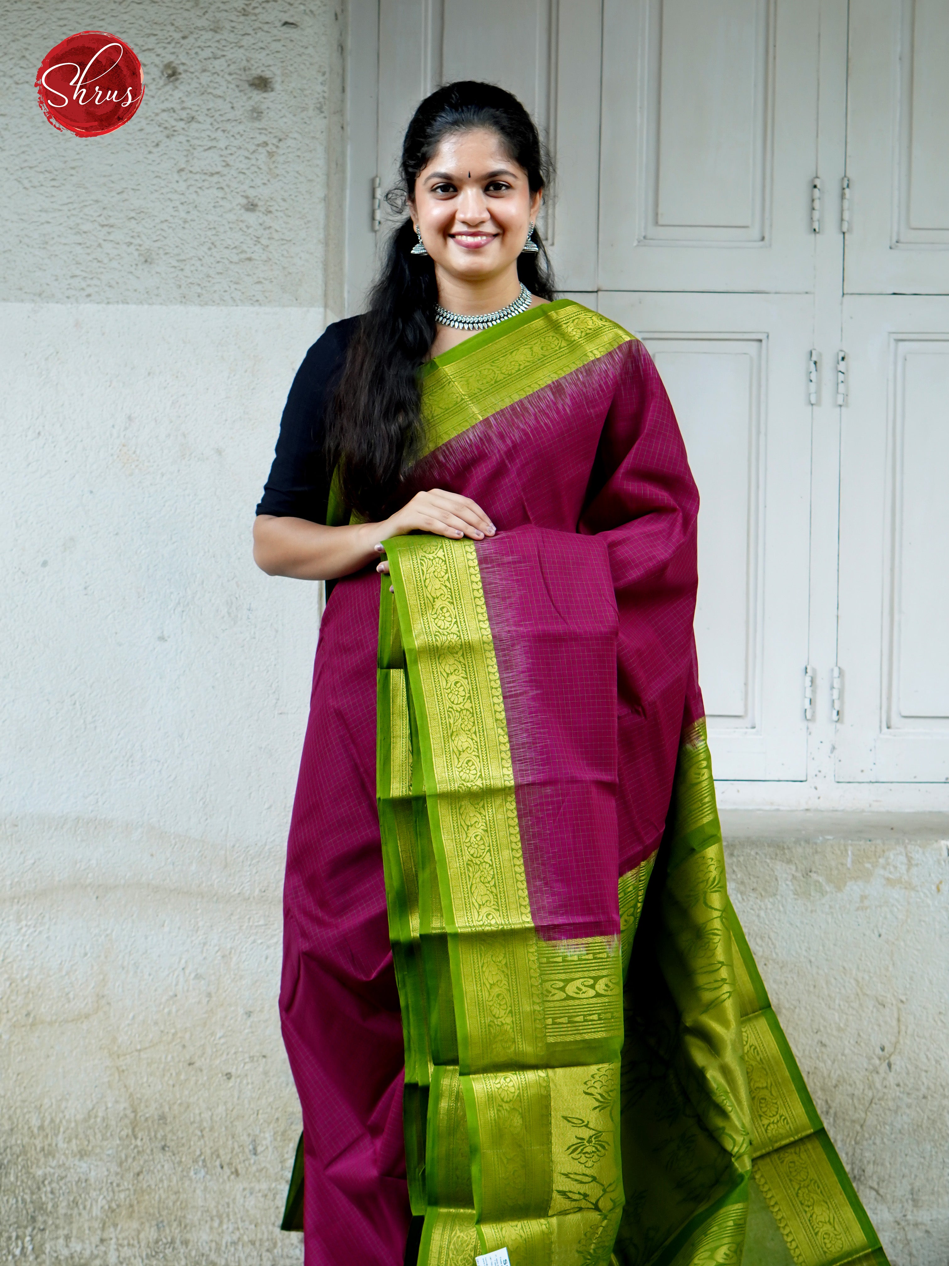 Wine & Green - Mercerized cotton - Shop on ShrusEternity.com