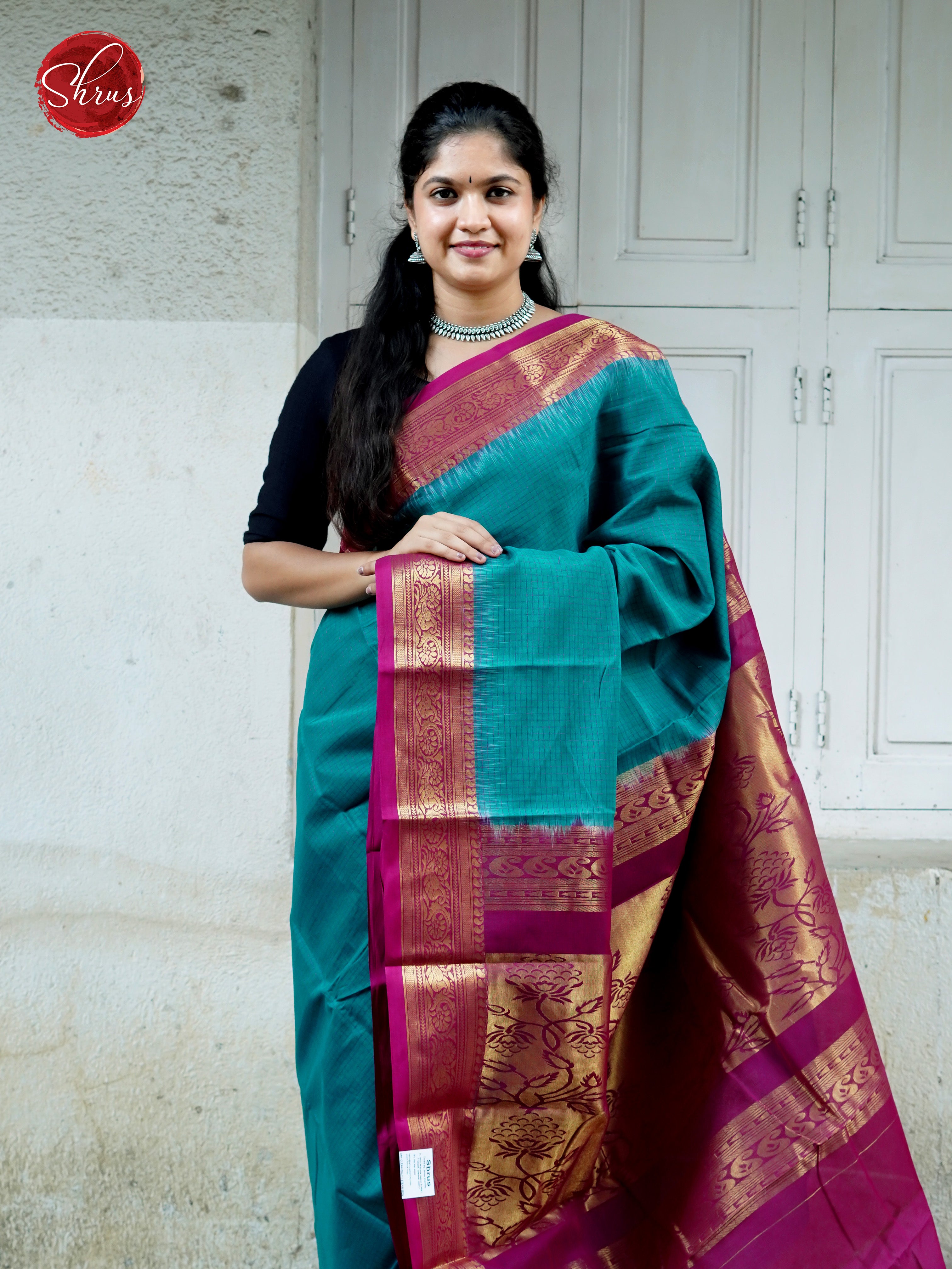 Green & Pink- Mercerized cotton - Shop on ShrusEternity.com