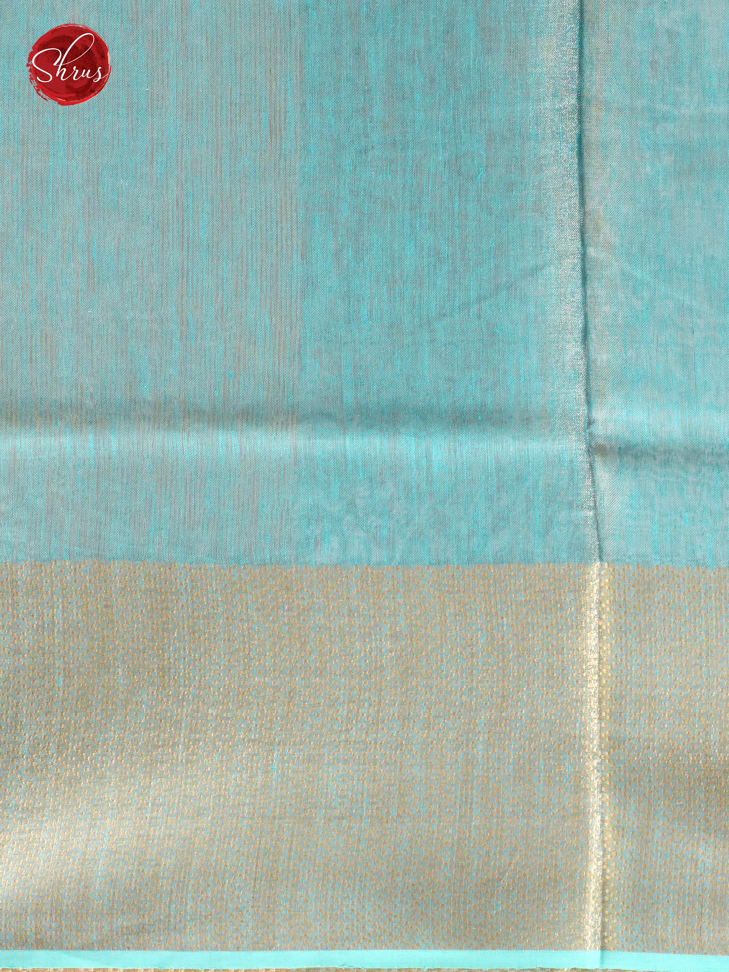 Blue(Single Tone) - Linen Saree - Shop on ShrusEternity.com