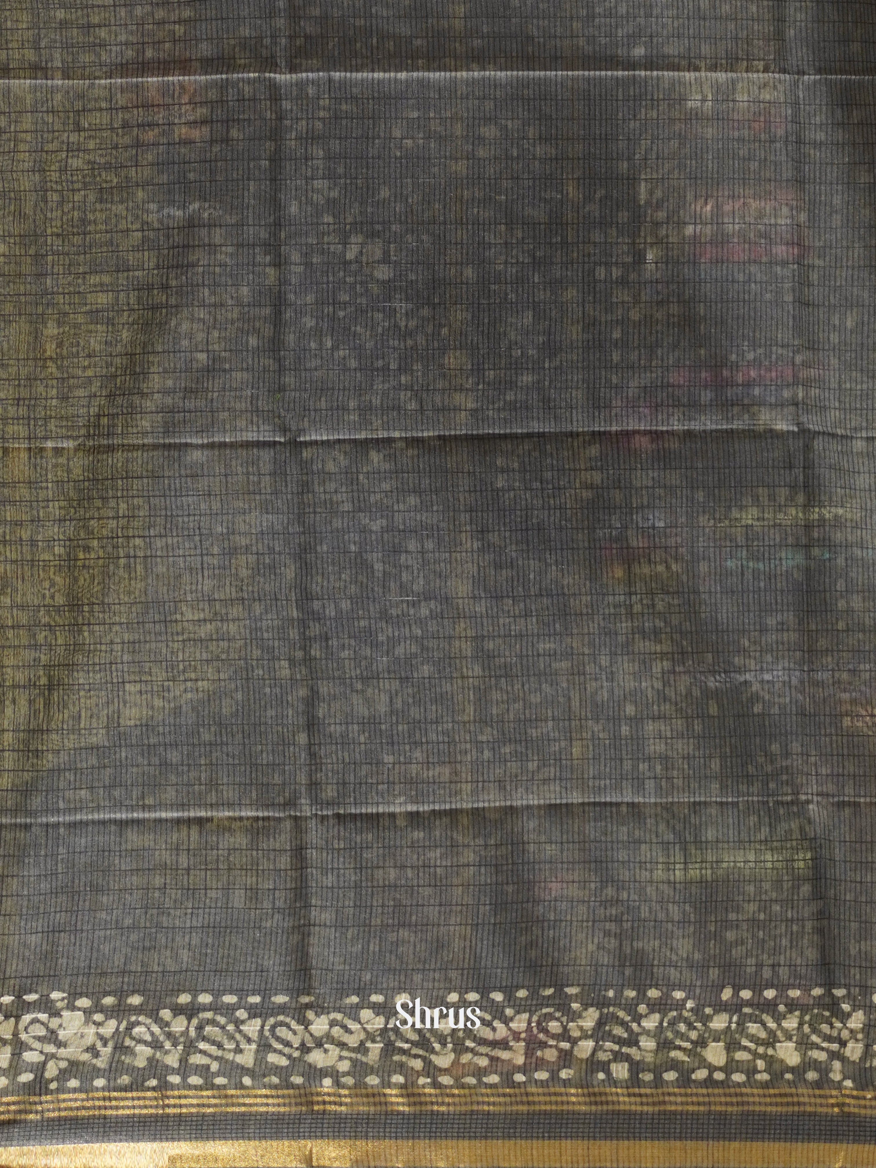 Green & Grey - Bhatik Saree - Shop on ShrusEternity.com