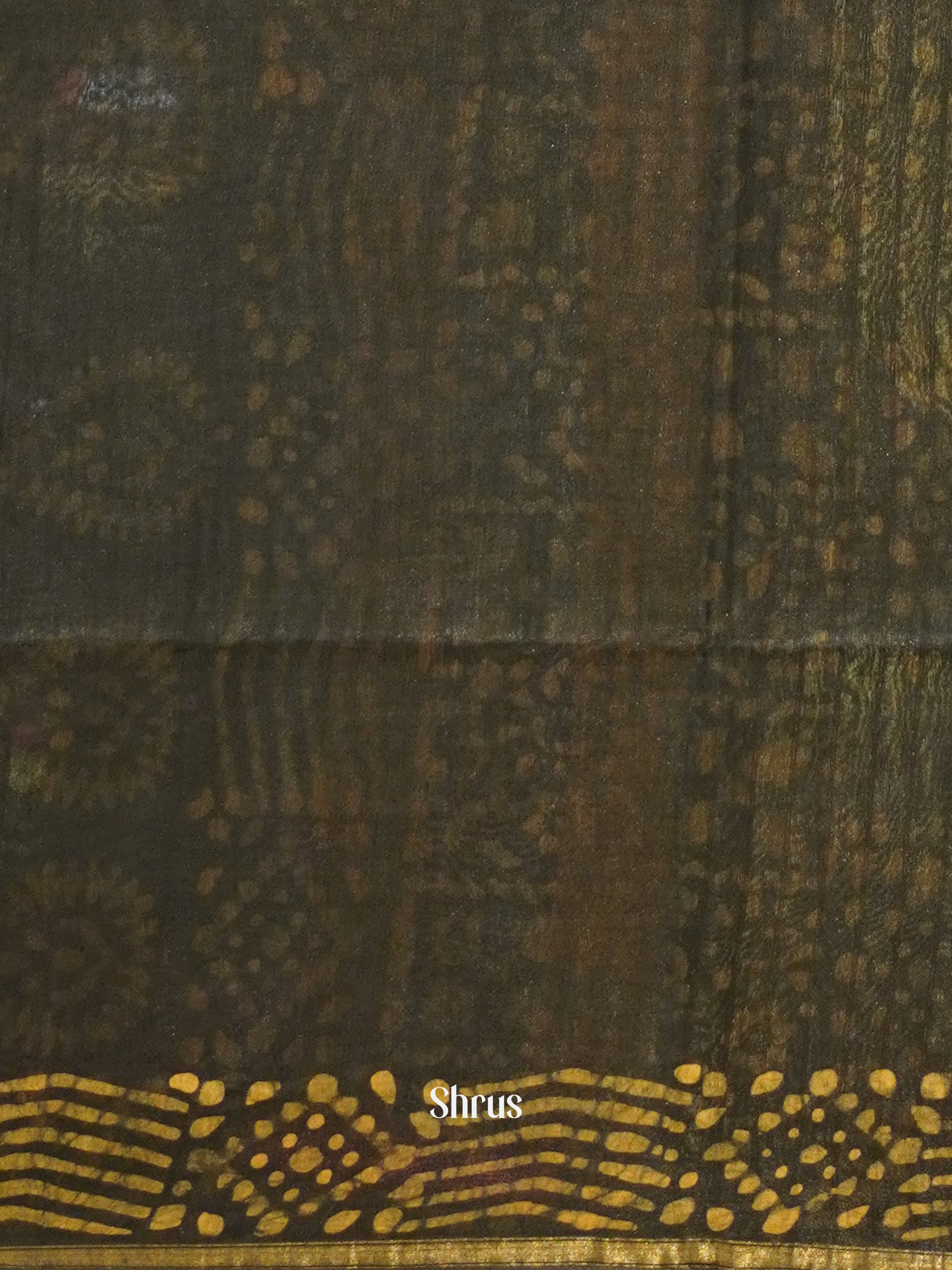 Black & Yellow - Bhatik Saree - Shop on ShrusEternity.com