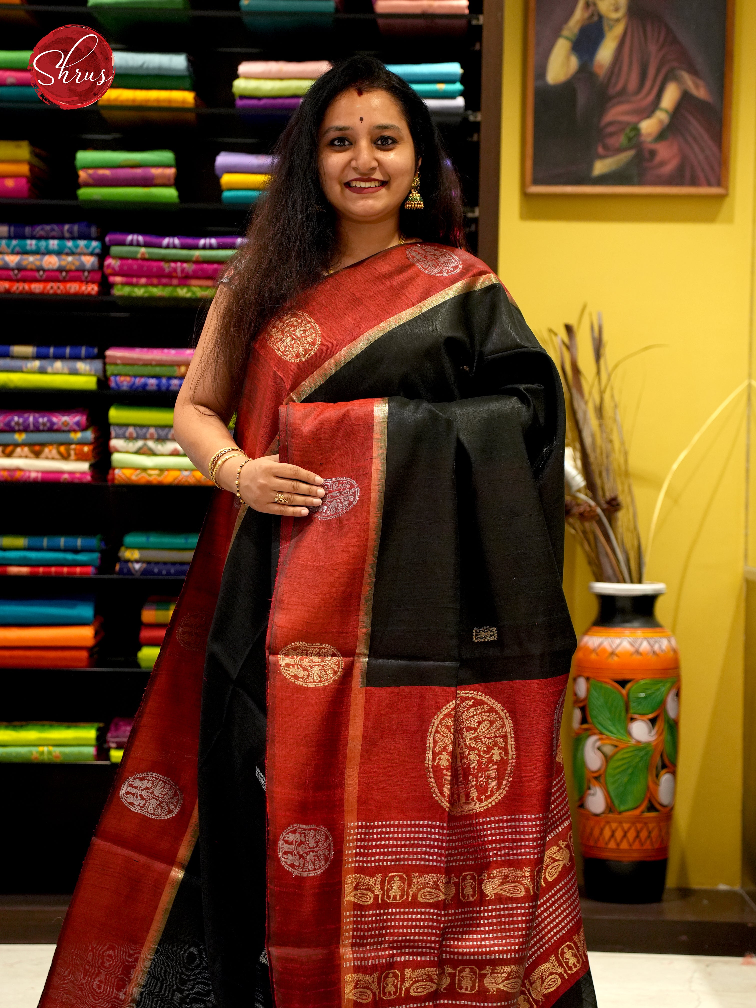 Black & Red - Raw Silk - Shop on ShrusEternity.com