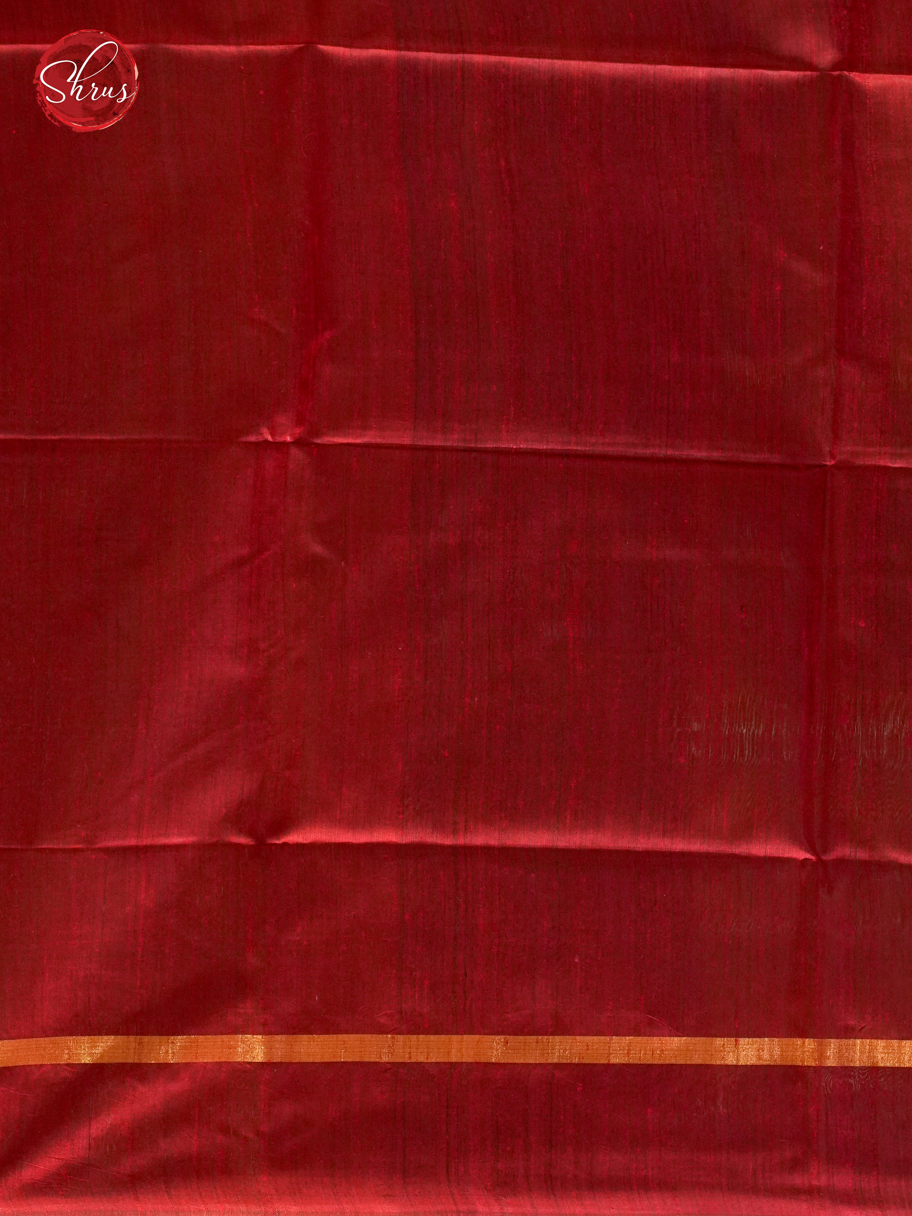 Goldish Mustard & Red - Raw Silk - Shop on ShrusEternity.com