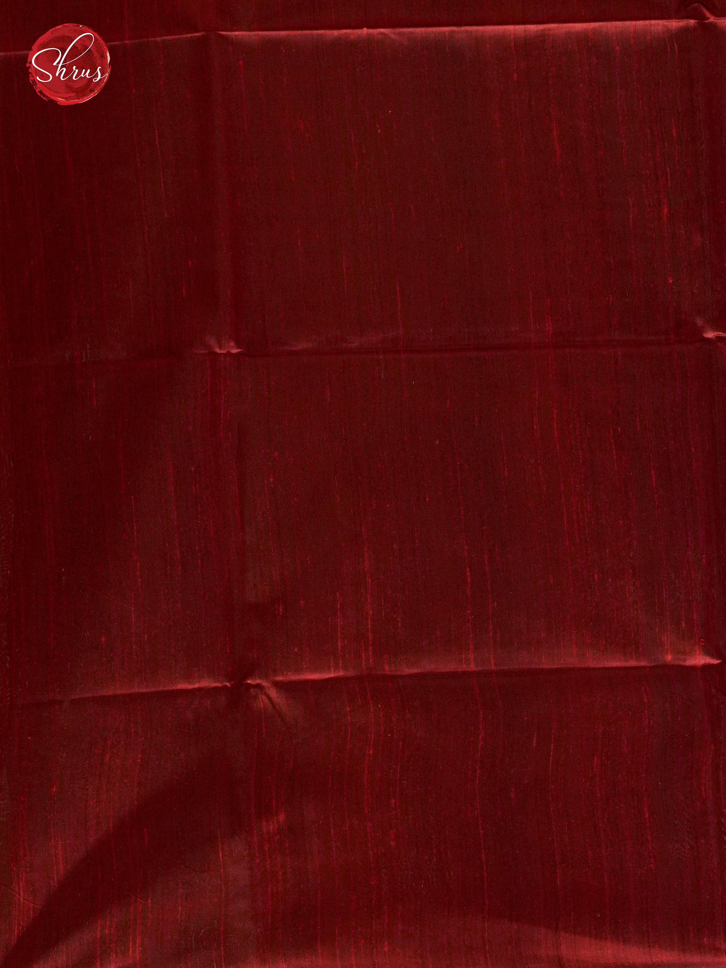 Gold-ish Cream & Maroon - Raw Silk - Shop on ShrusEternity.com