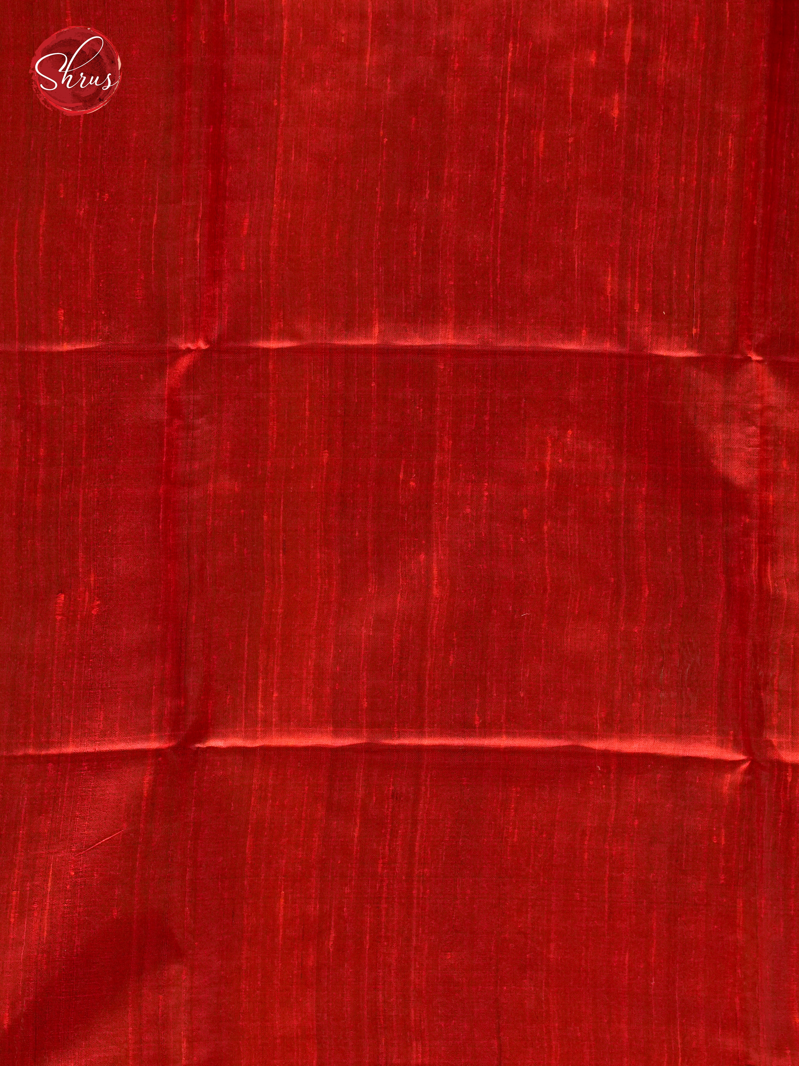 Green & Reddish Orange - Raw Silk - Shop on ShrusEternity.com