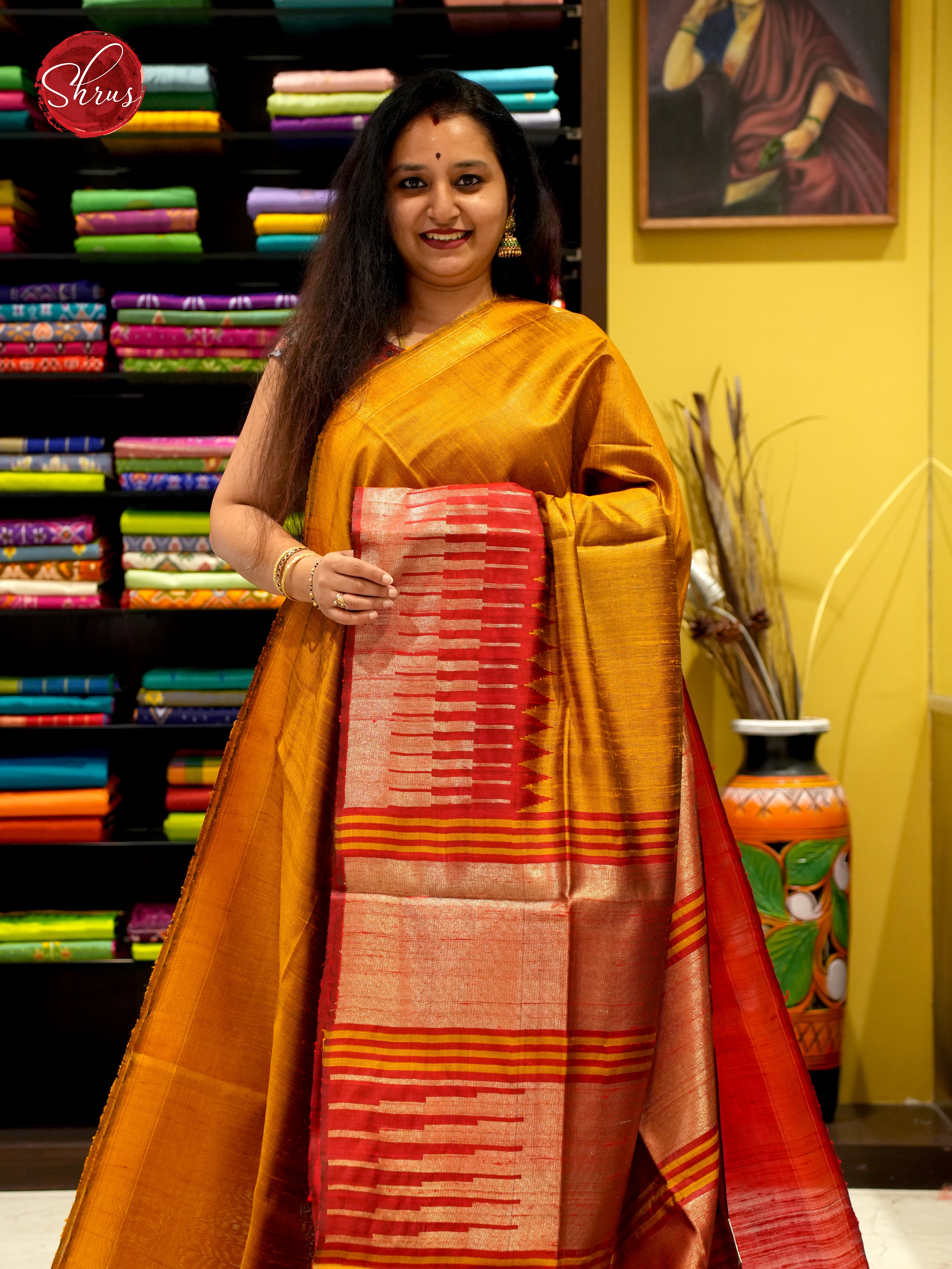 Marmalade Orange & Red - Raw Silk - Shop on ShrusEternity.com
