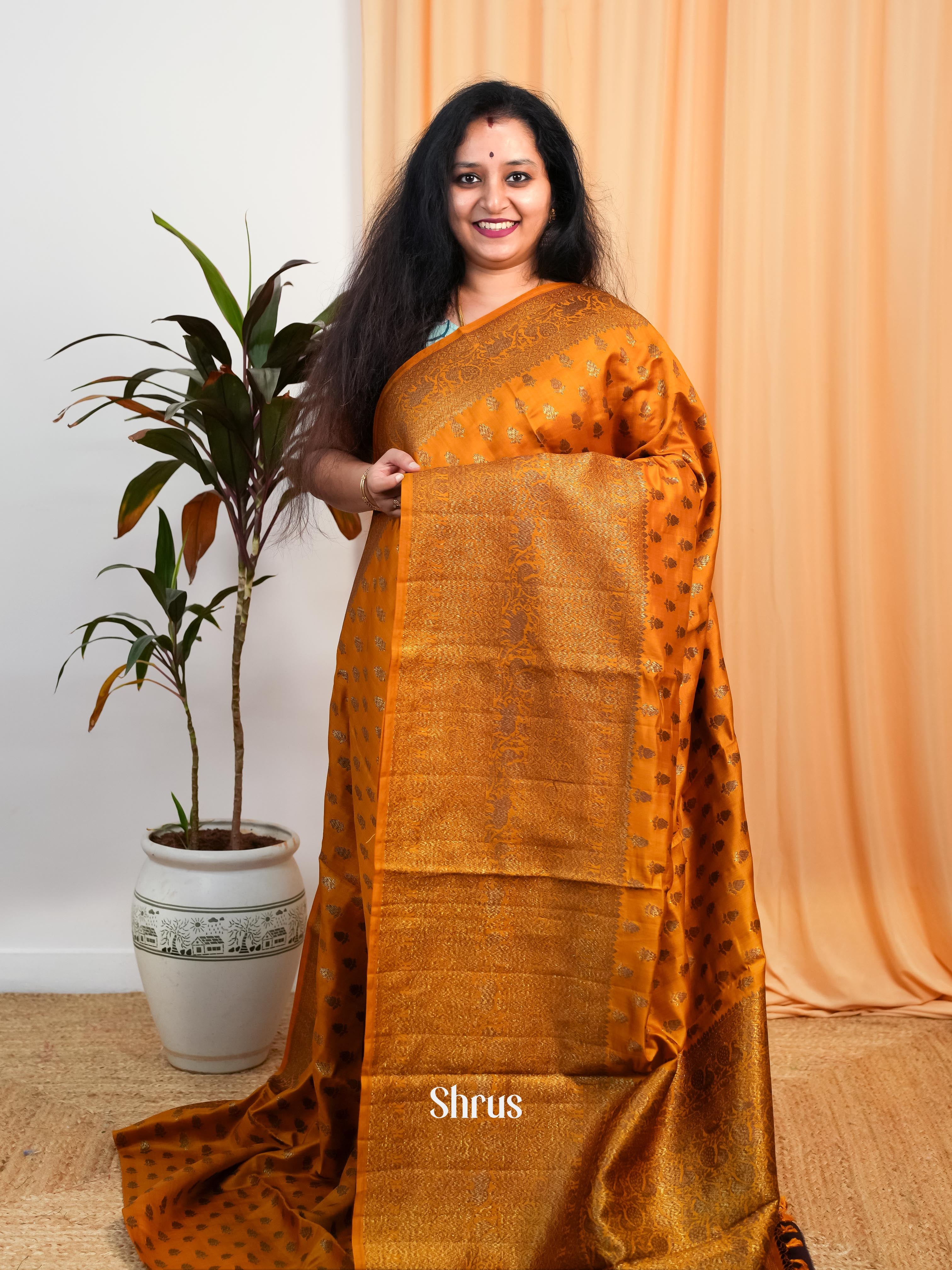 Mustardy Orange & Purple - Khatan - Shop on ShrusEternity.com