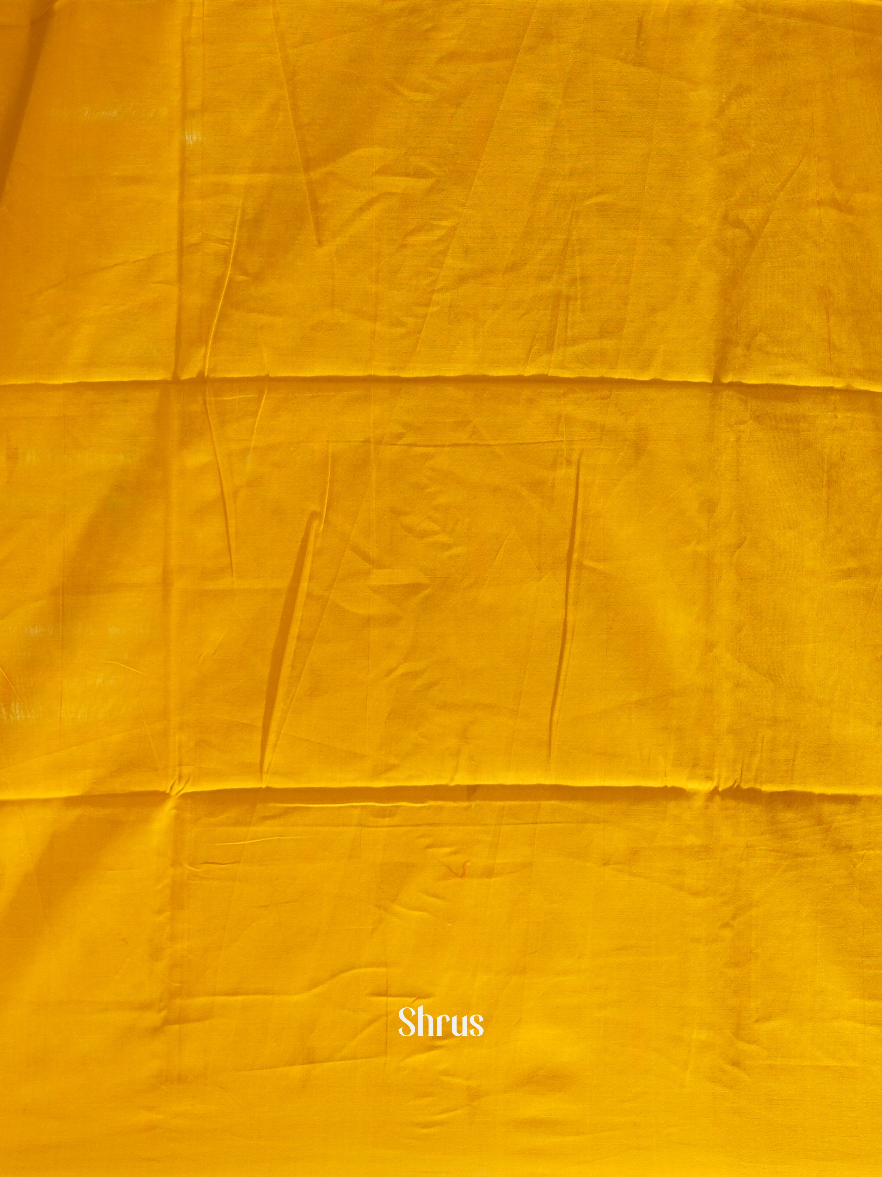 Yellow - Bengal cotton Saree - Shop on ShrusEternity.com