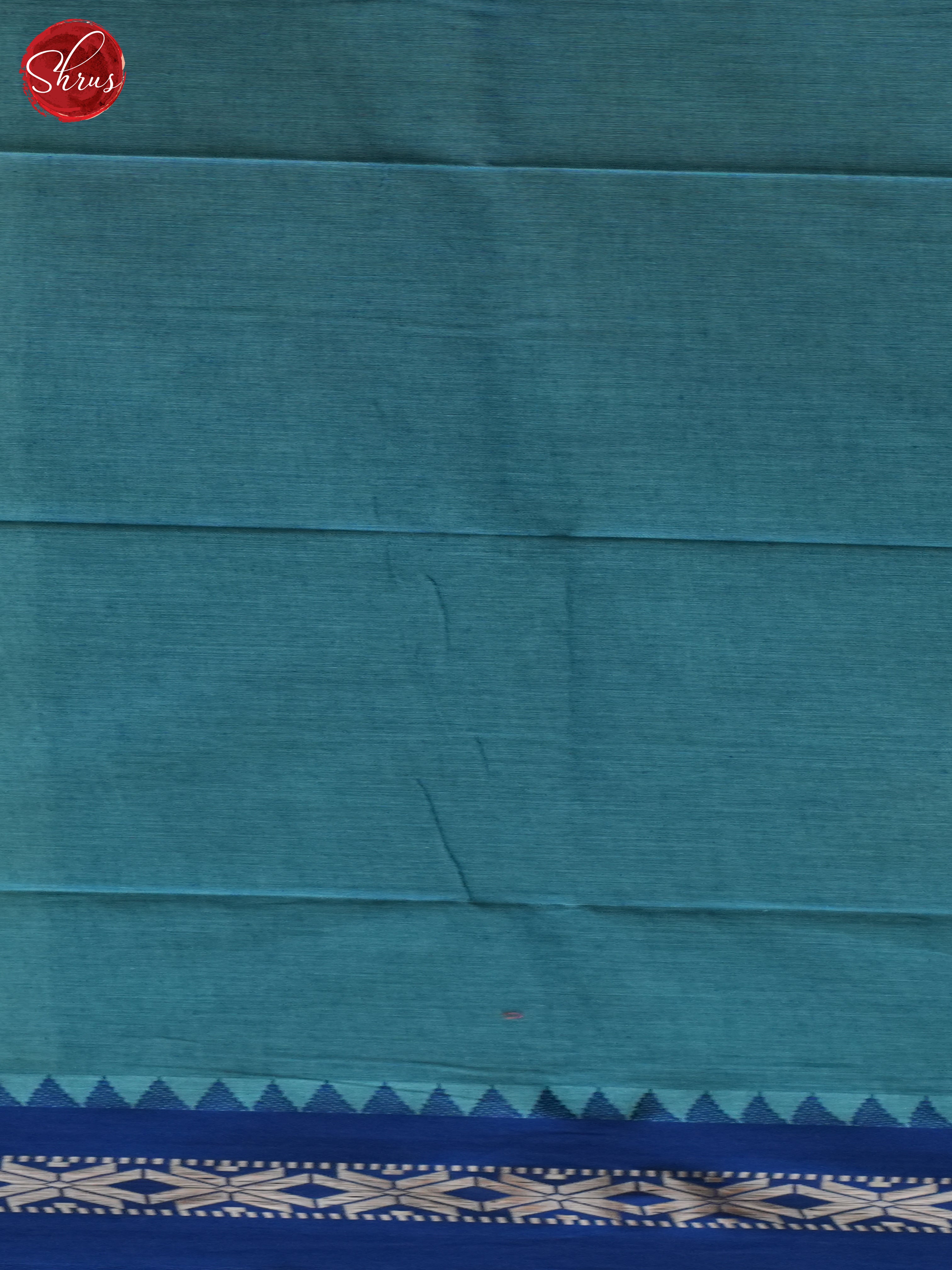 Grey & Blue - Bengal cotton Saree - Shop on ShrusEternity.com