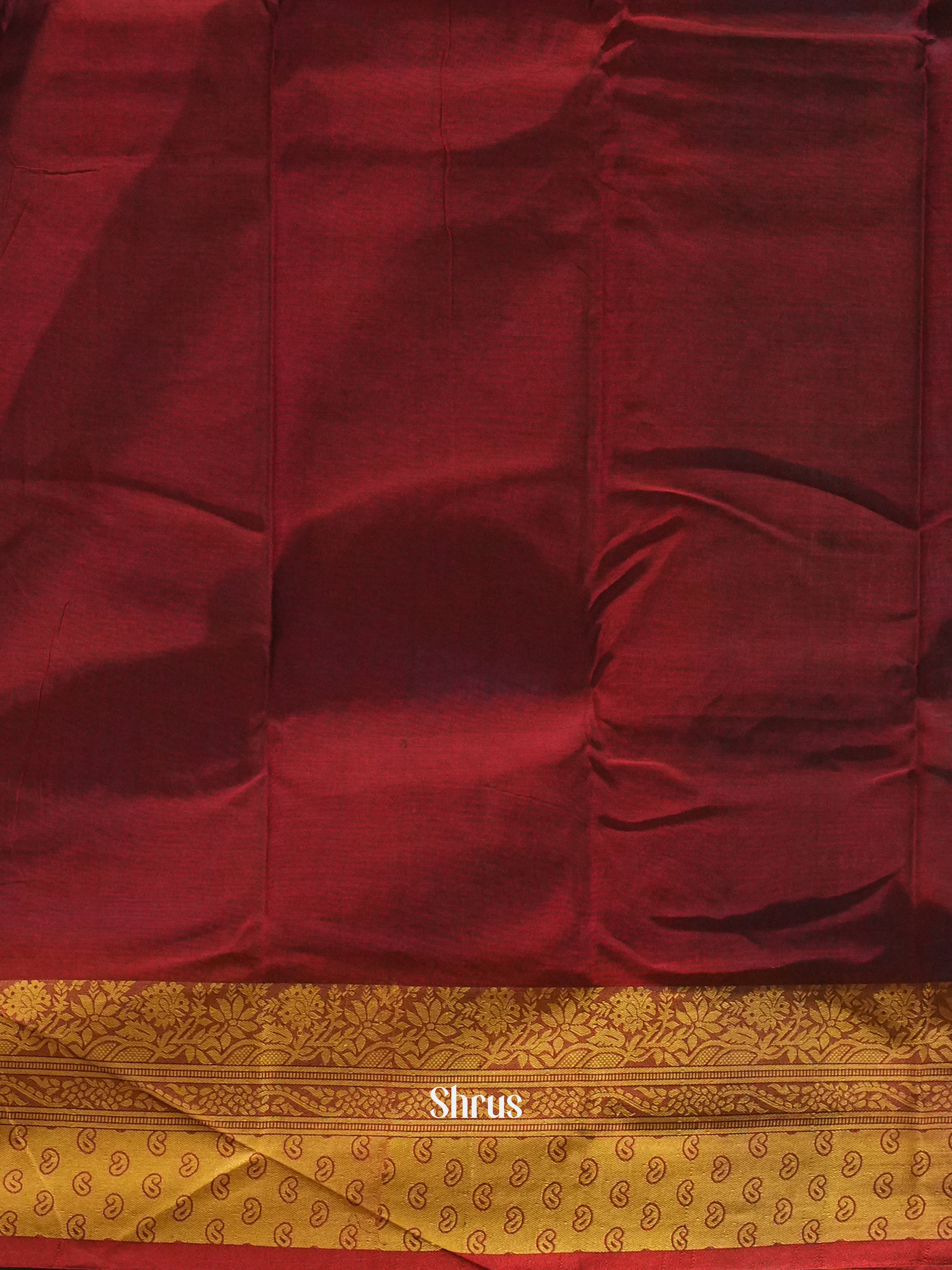 Blue & Maroon - Mercerized cotton - Shop on ShrusEternity.com