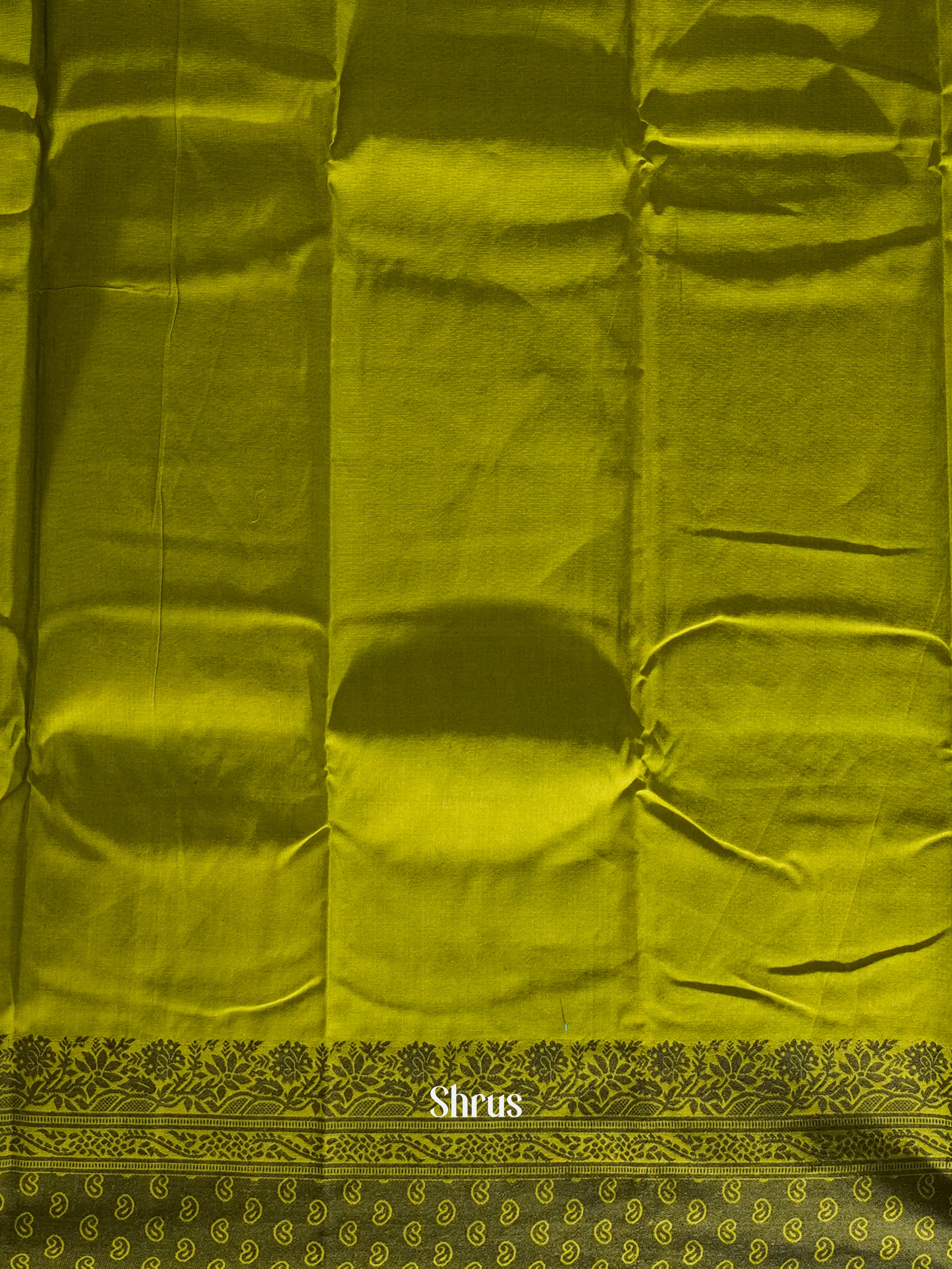 Purple & Green - Mercerized cotton Saree - Shop on ShrusEternity.com