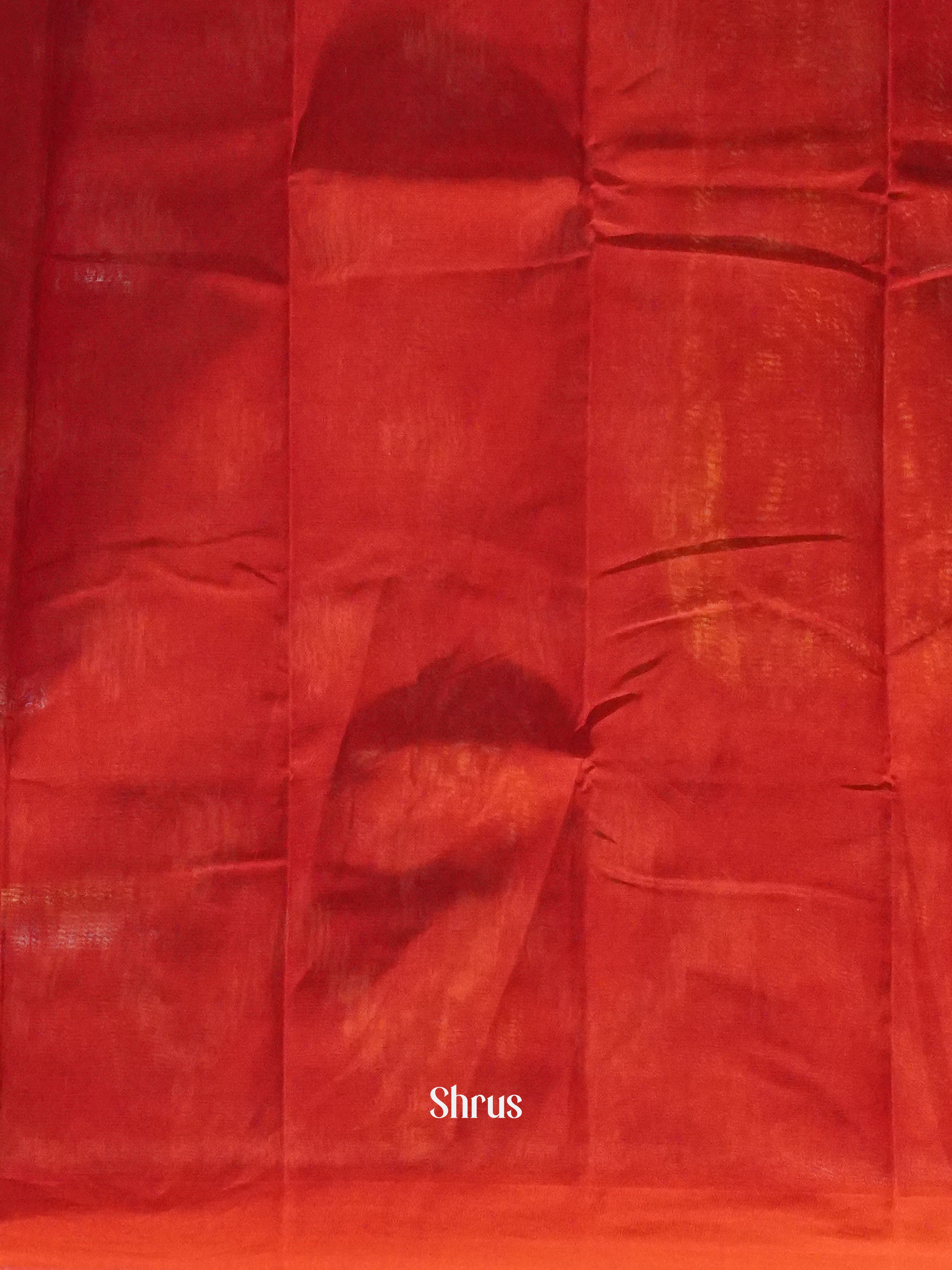Wine & Red - Dhakhai cotton Saree - Shop on ShrusEternity.com