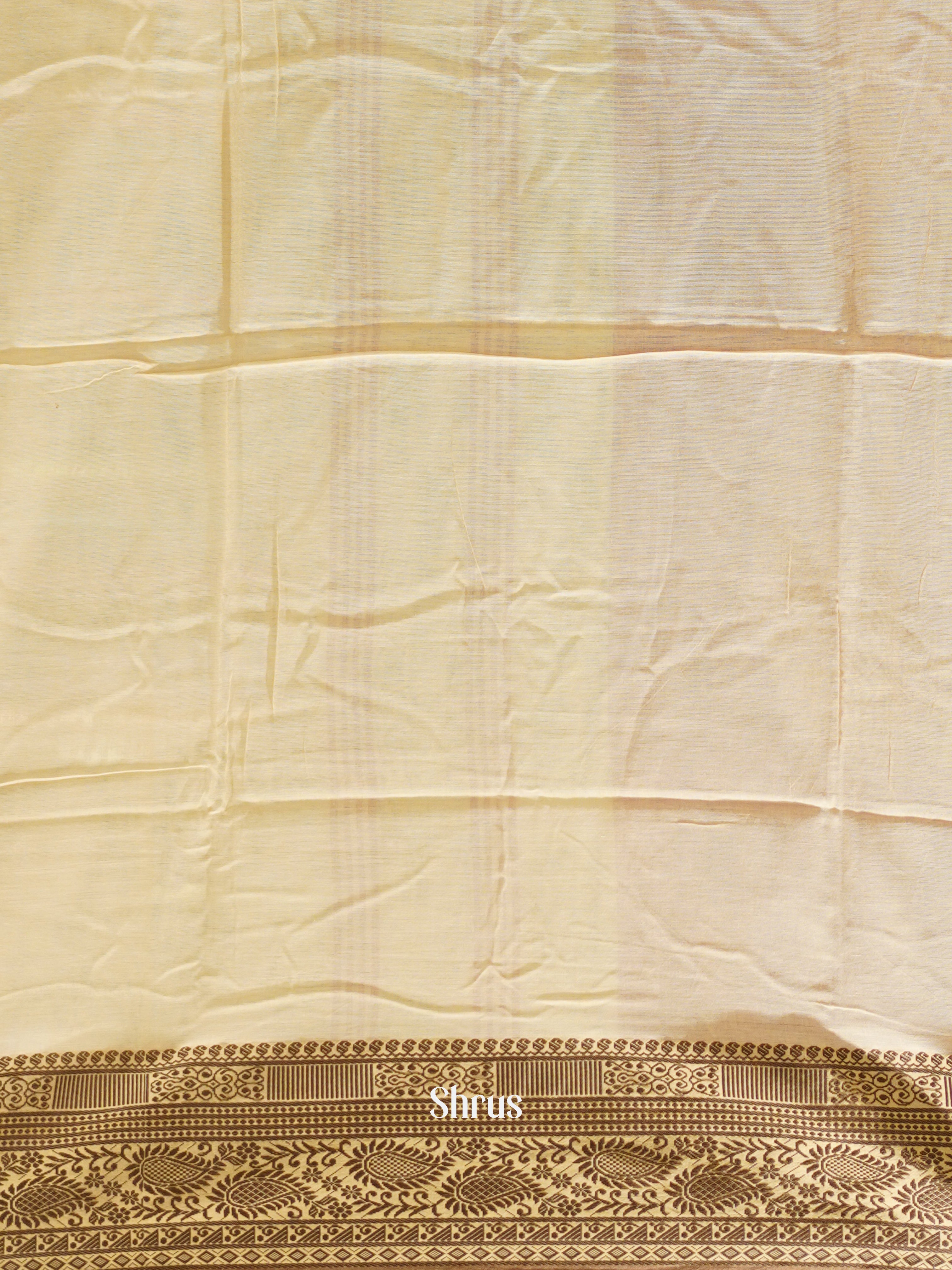 Cream - Bengal cotton Saree - Shop on ShrusEternity.com