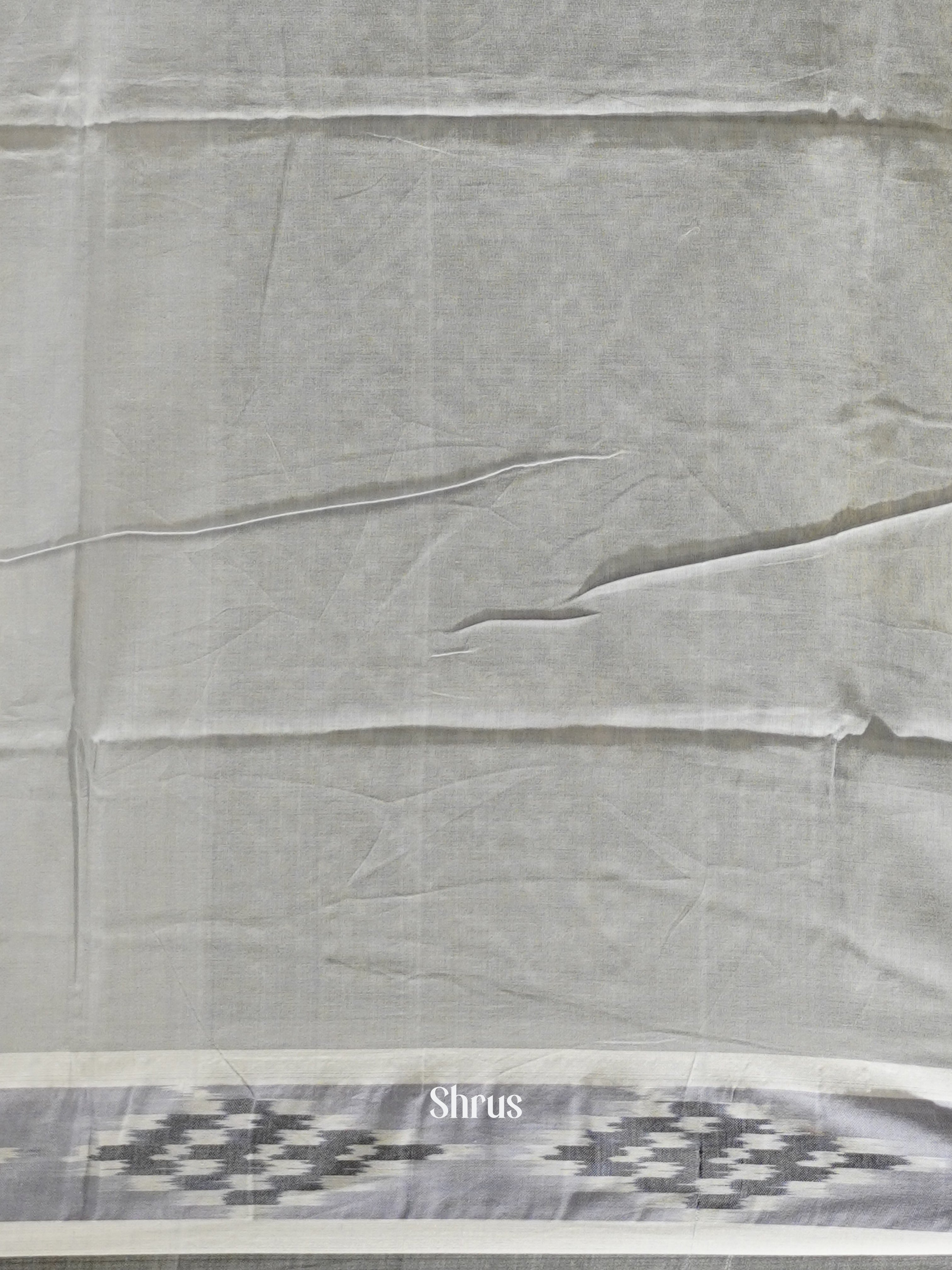 Grey & Black - Bengal cotton Saree - Shop on ShrusEternity.com