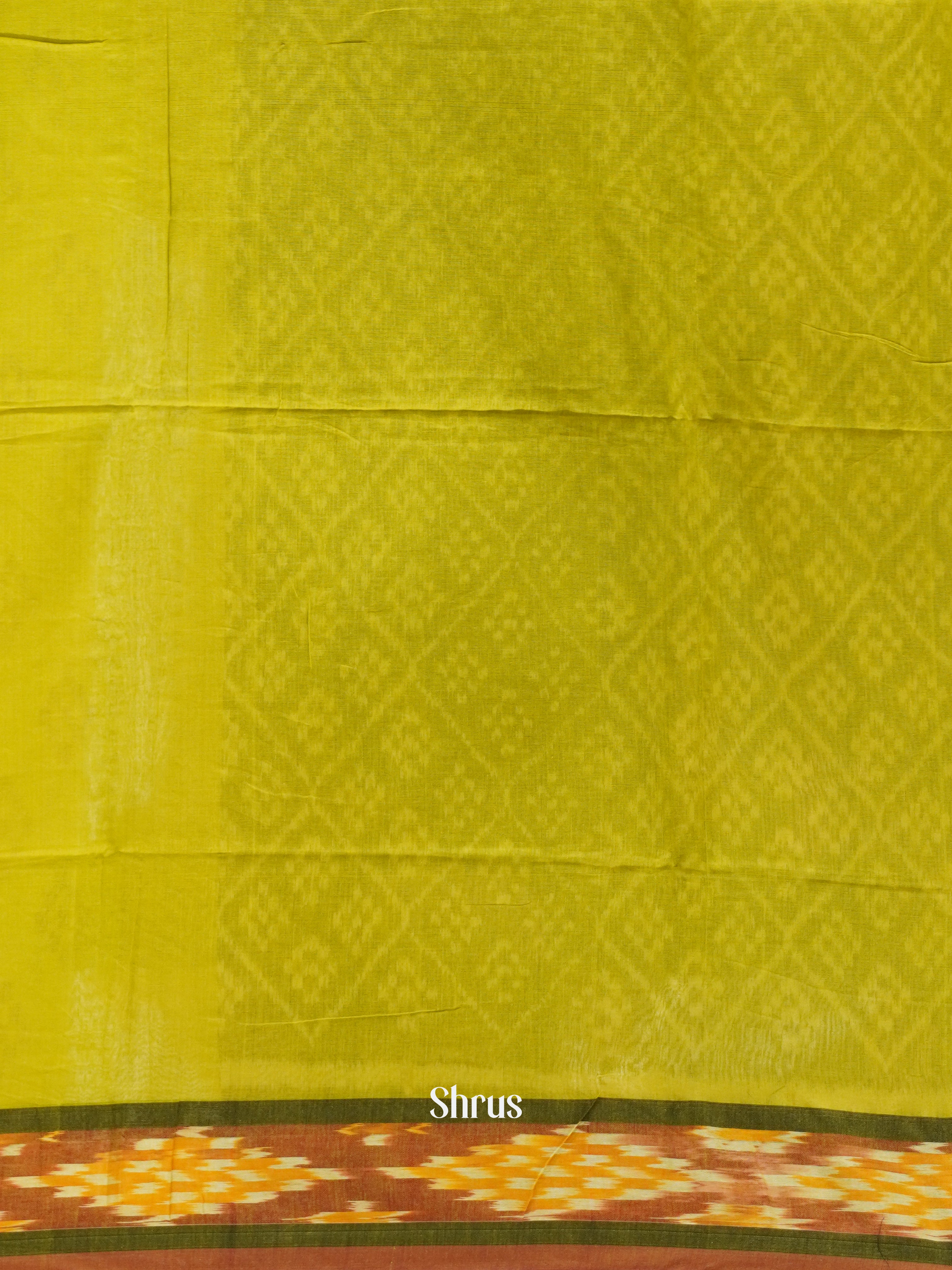 Green & Brown - Bengal cotton Saree - Shop on ShrusEternity.com