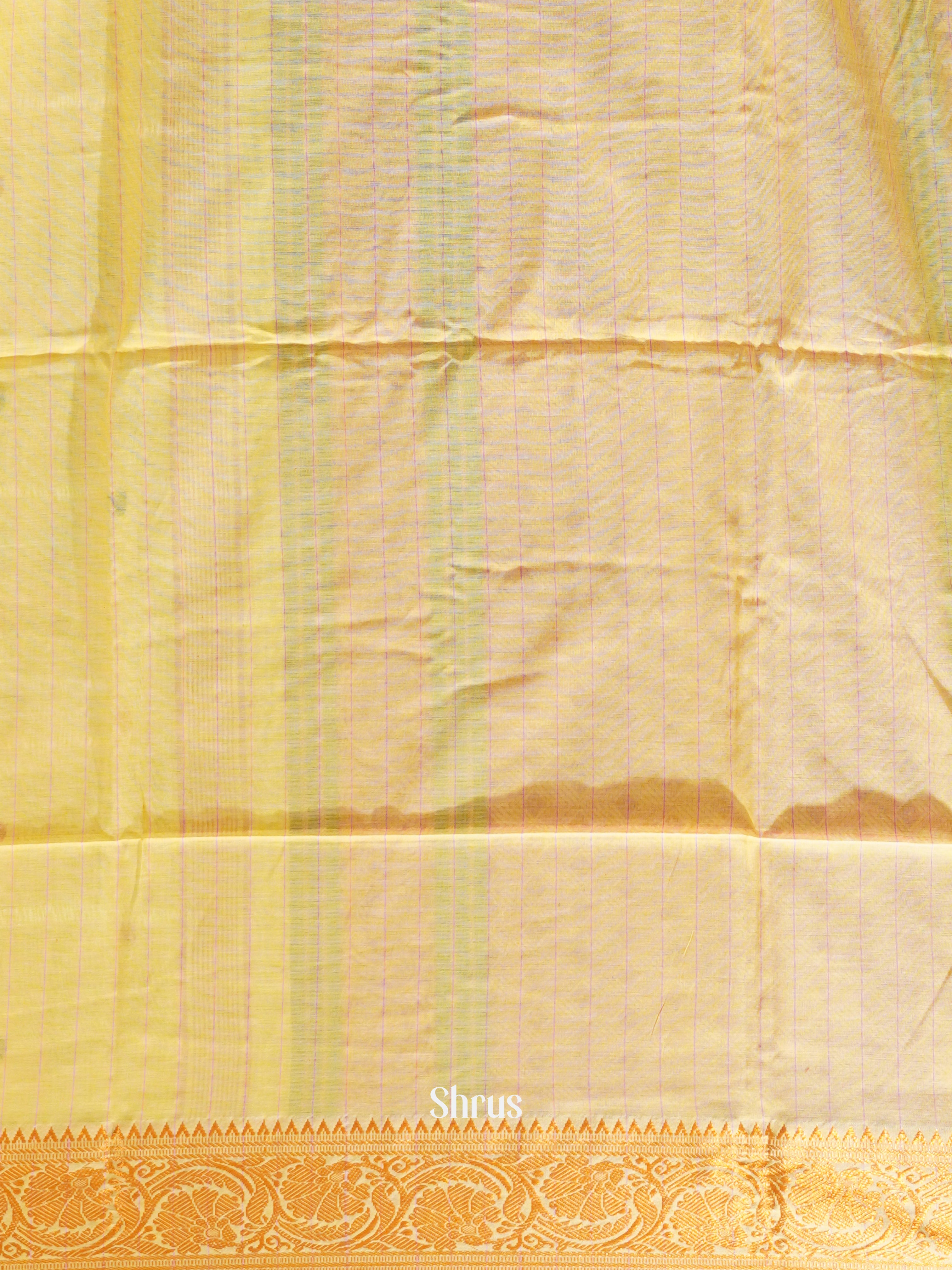Yellow & Pink - Bengal cotton Saree - Shop on ShrusEternity.com