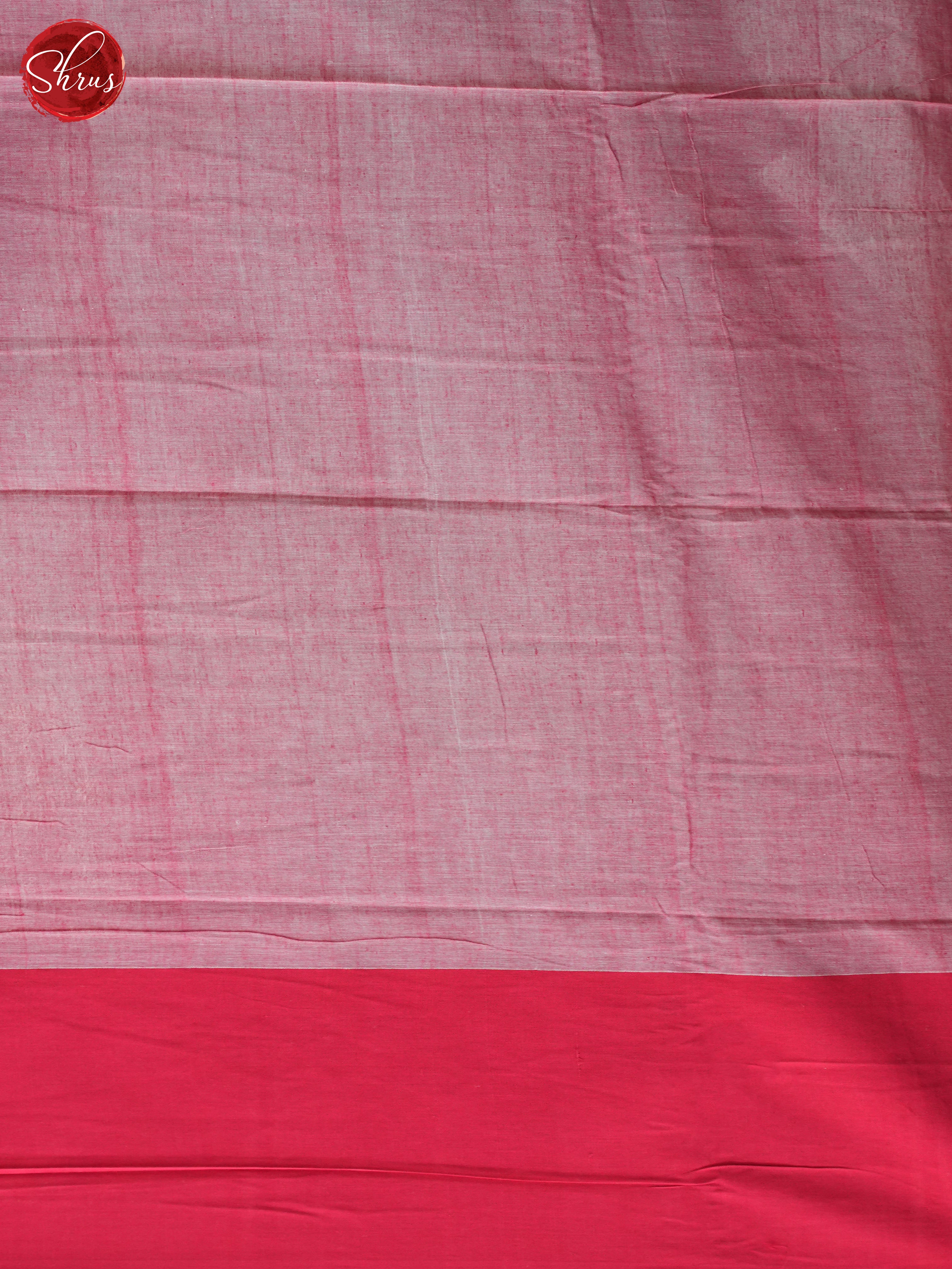 Cream & Red - Bengal cotton Saree - Shop on ShrusEternity.com