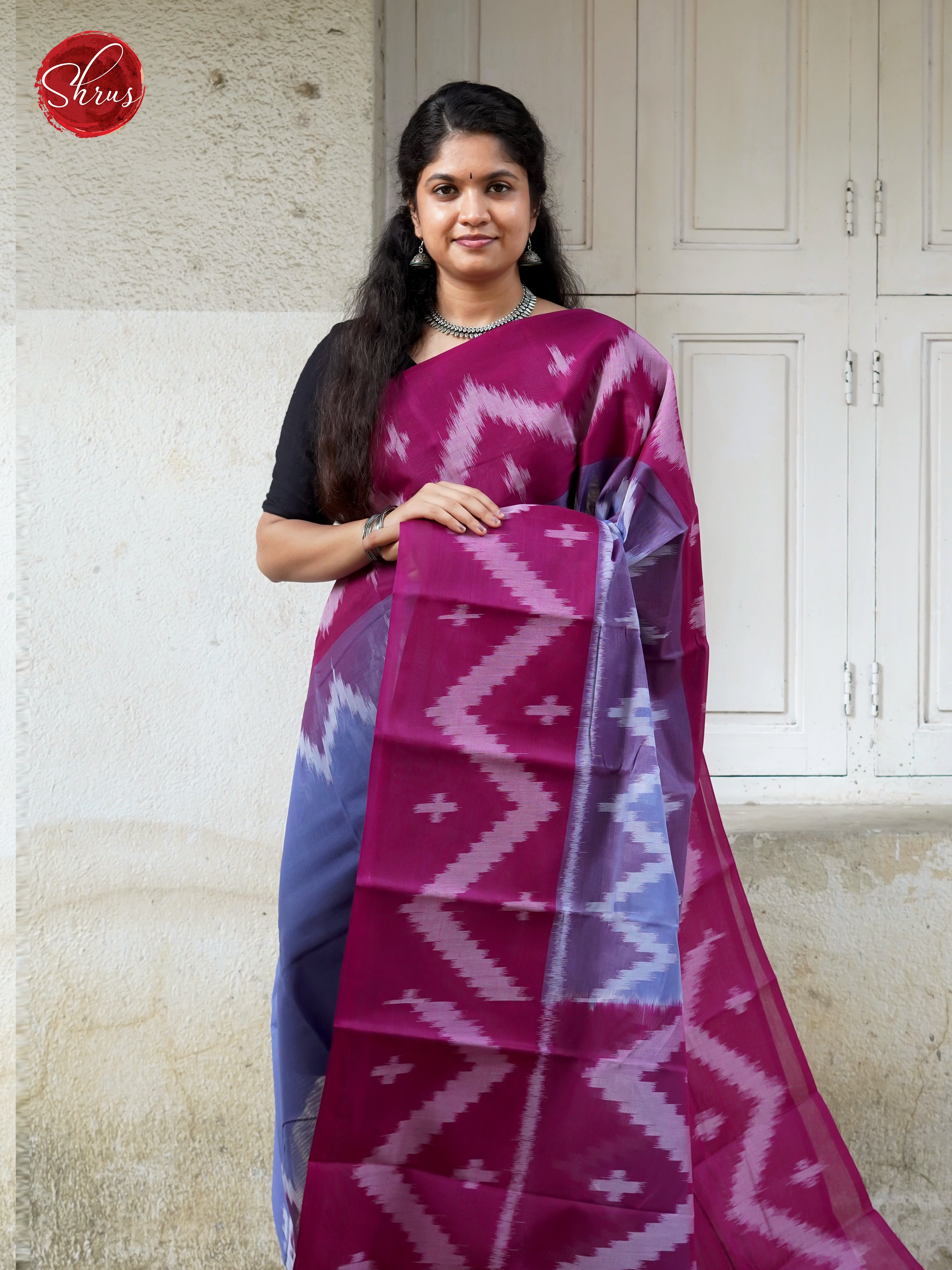 Lavender & Purple - Dhakhai cotton - Shop on ShrusEternity.com