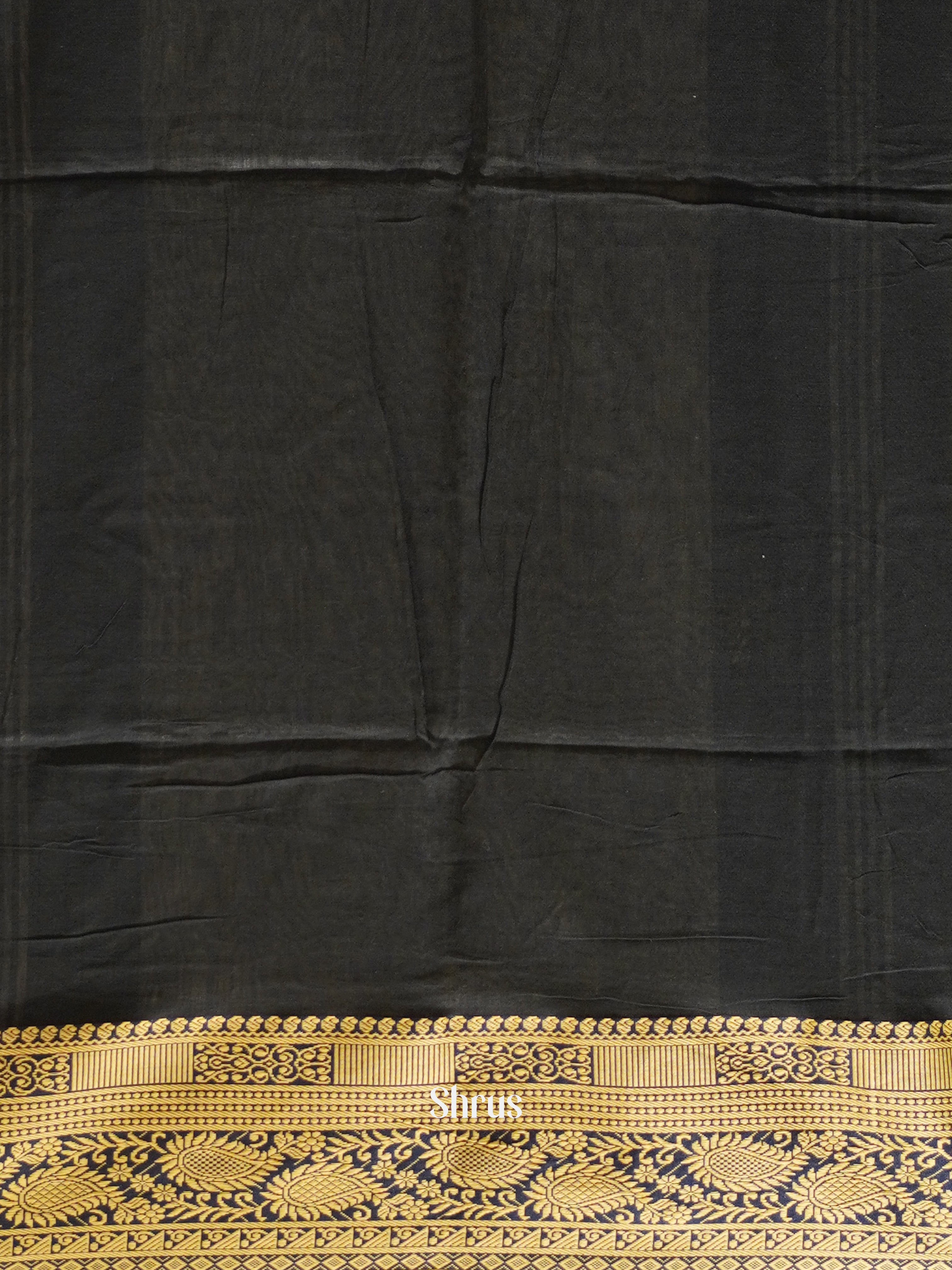 Black - Bengal cotton Saree - Shop on ShrusEternity.com
