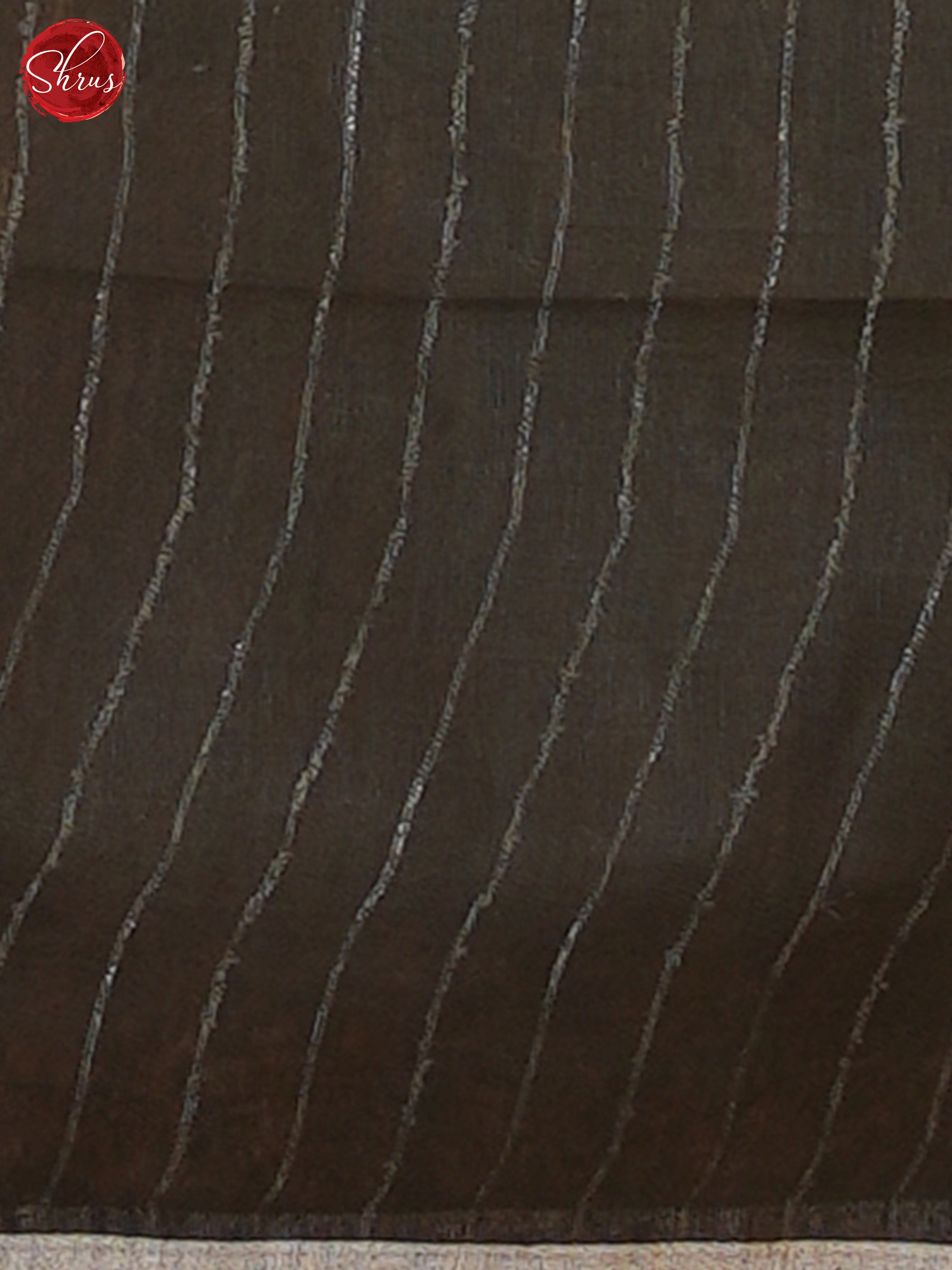 Maroon & Black - Linen Saree - Shop on ShrusEternity.com