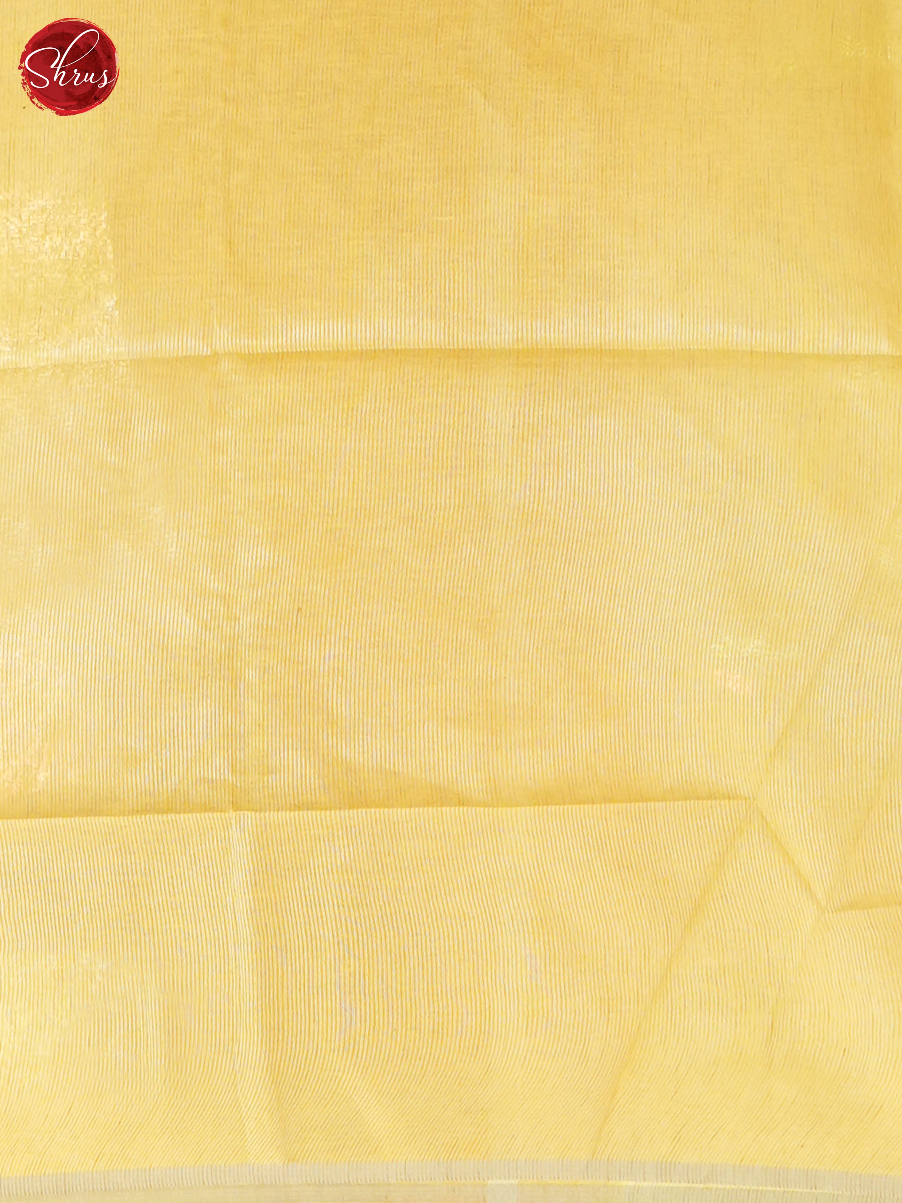 Yellow(Single Tone) - Linen Saree Saree - Shop on ShrusEternity.com