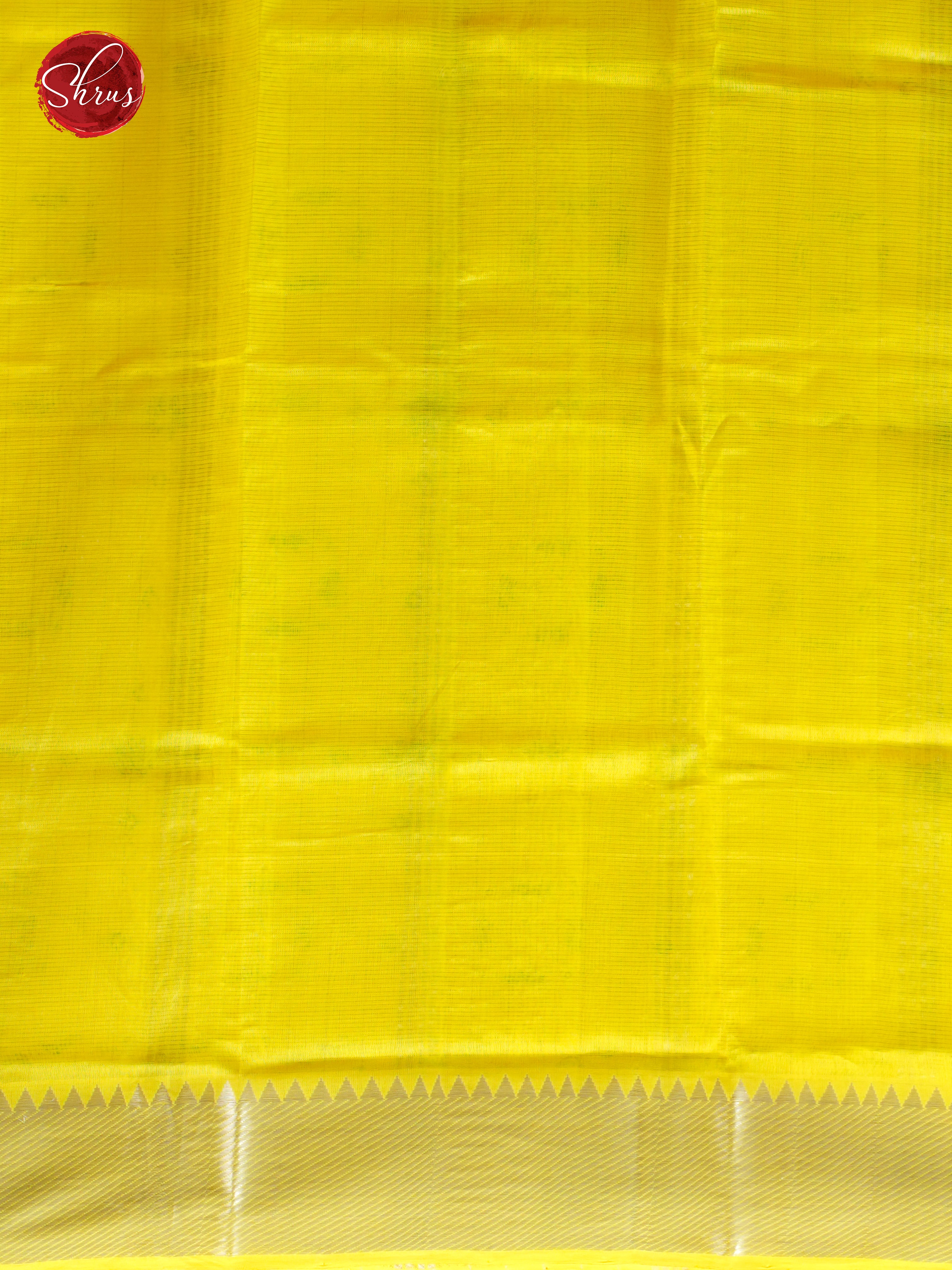 Yellow(Single Tone) - Mangalagiri silkcotton - Shop on ShrusEternity.com