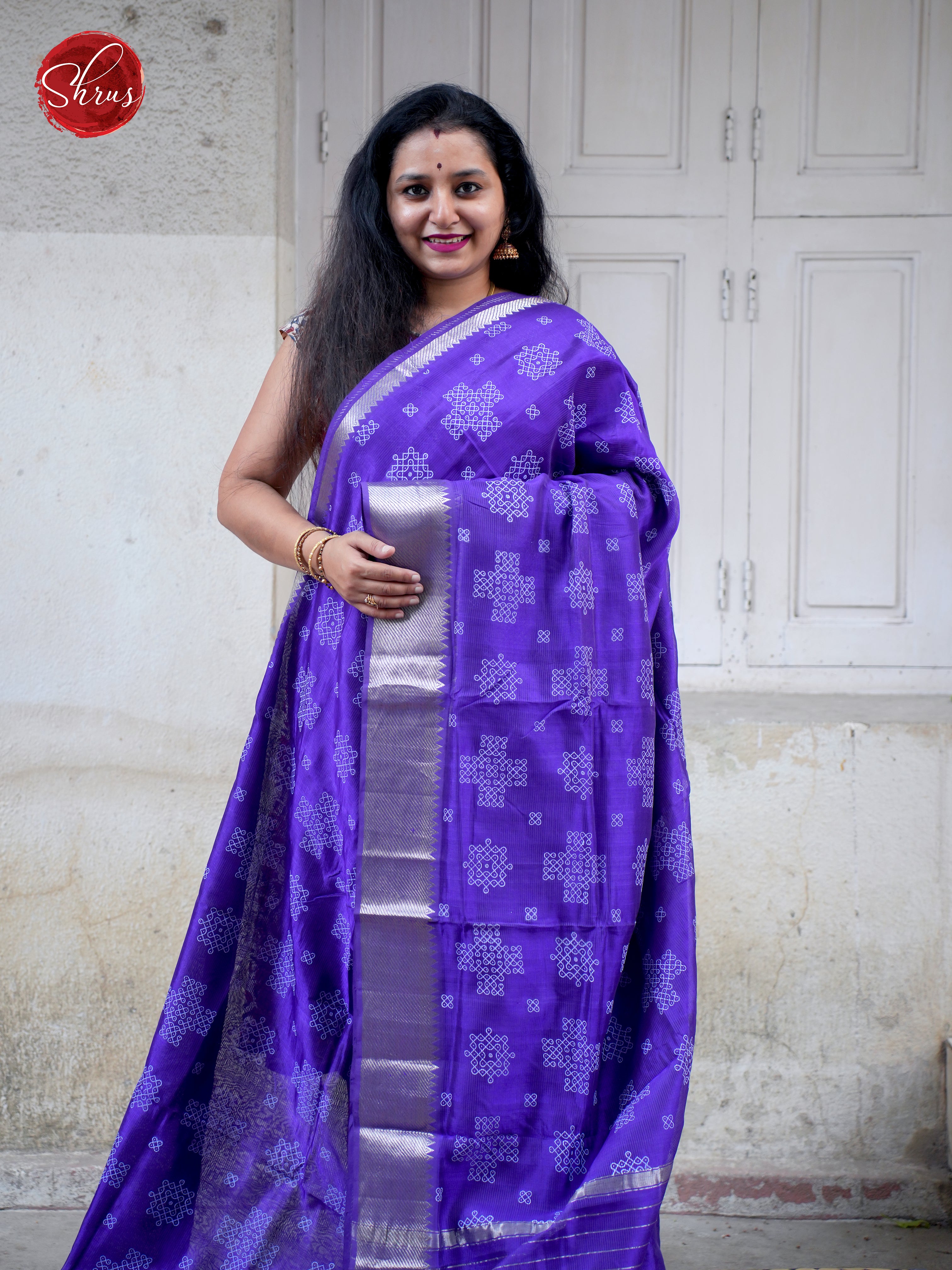 Lavender(single Tone) - Mangalagiri silkcotton - Shop on ShrusEternity.com