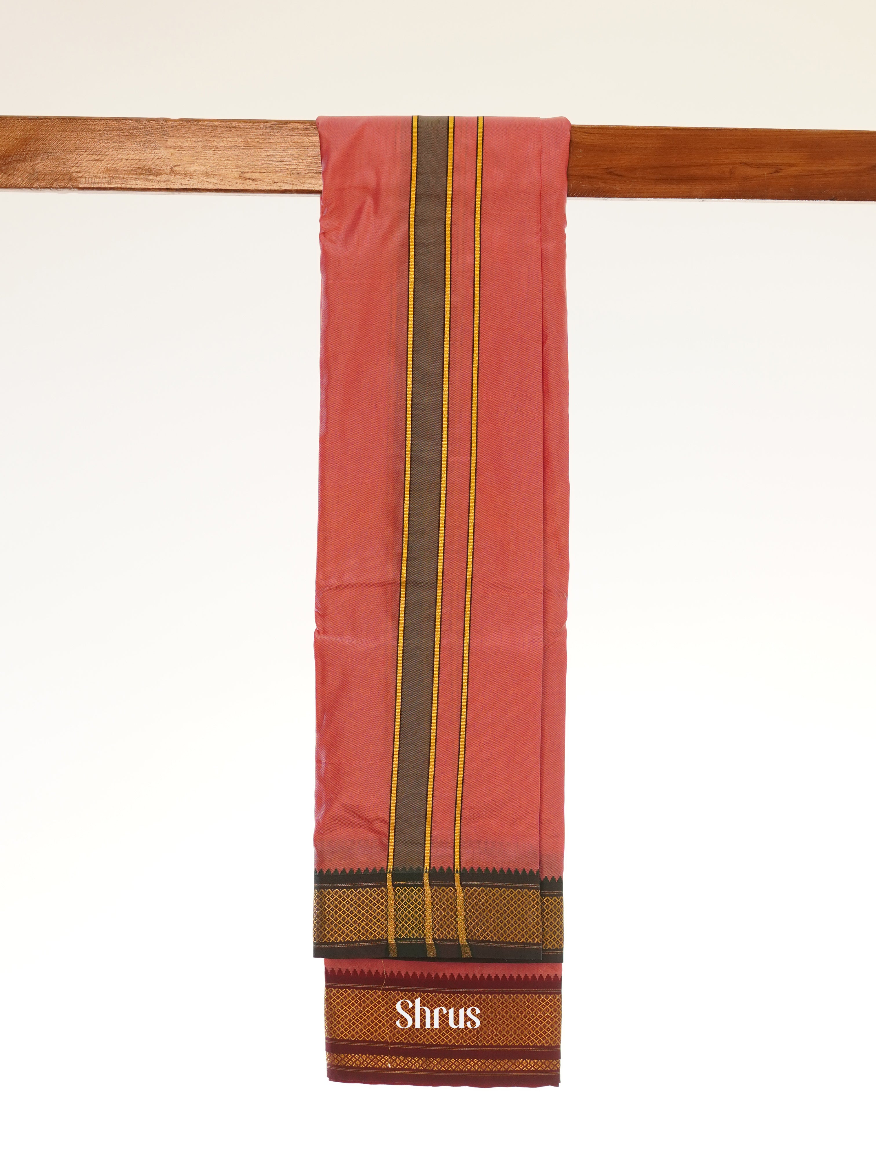 Pink & Green - Dhoti - Shop on ShrusEternity.com