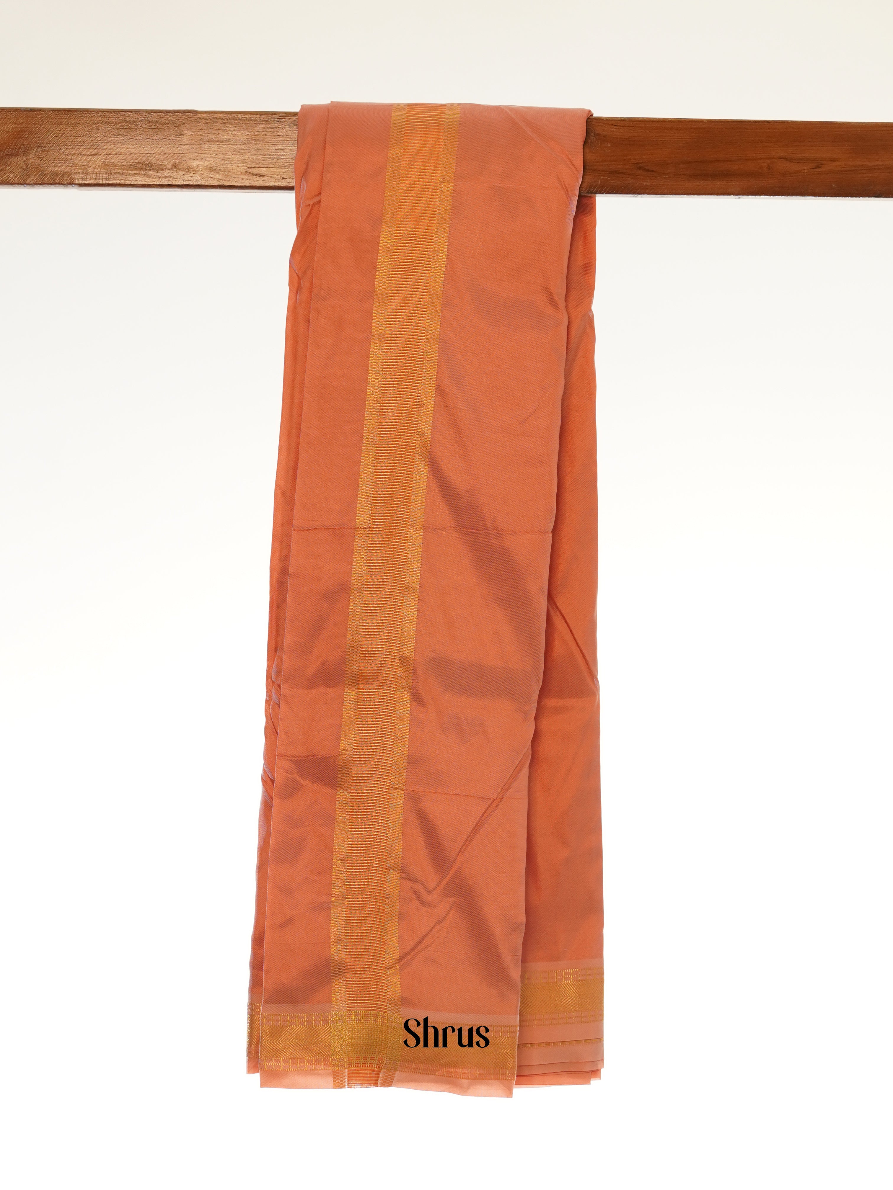 Peachish Pink - Dhoti - Shop on ShrusEternity.com