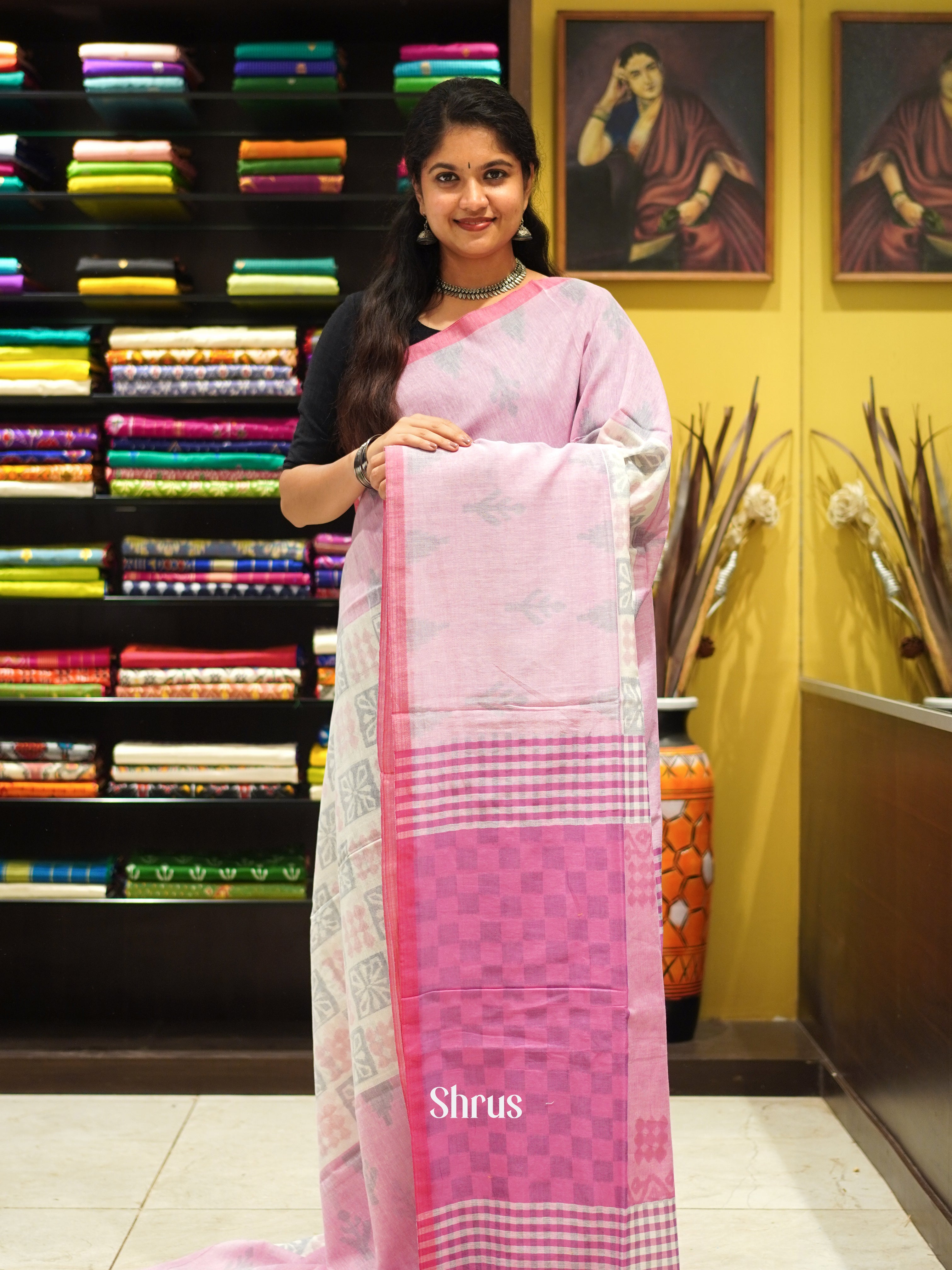 CDS26001 - Bengal cotton Saree - Shop on ShrusEternity.com