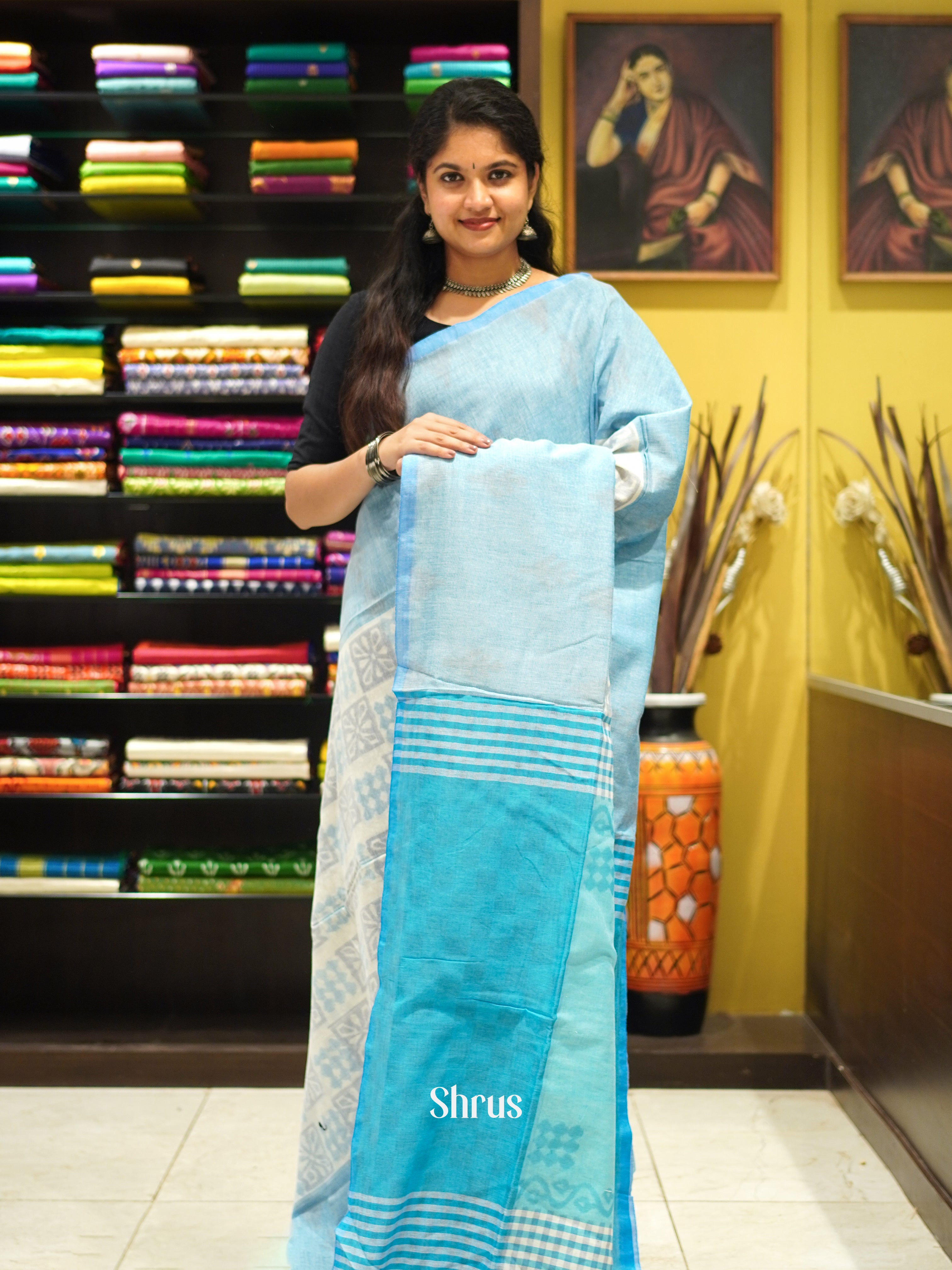 CDS26002 - Bengal cotton Saree - Shop on ShrusEternity.com