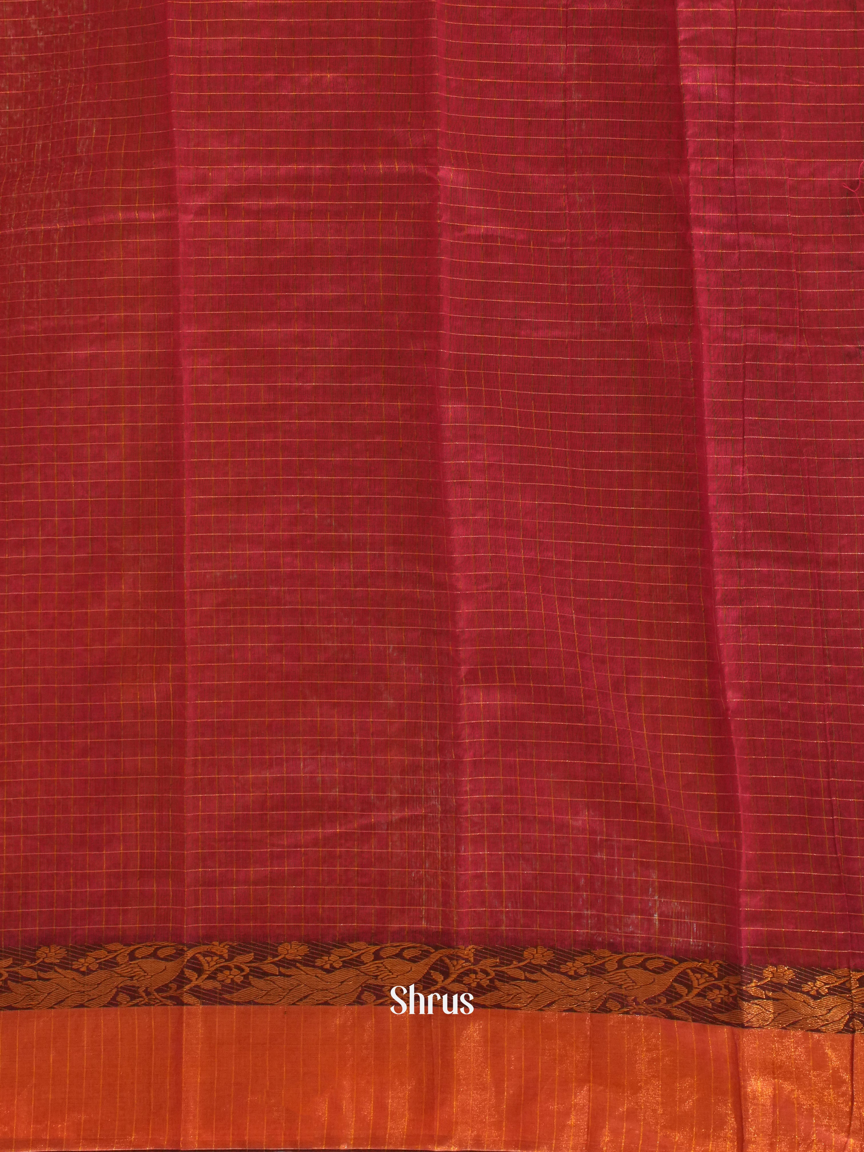CDS26040 -Mercerized cotton Saree - Shop on ShrusEternity.com